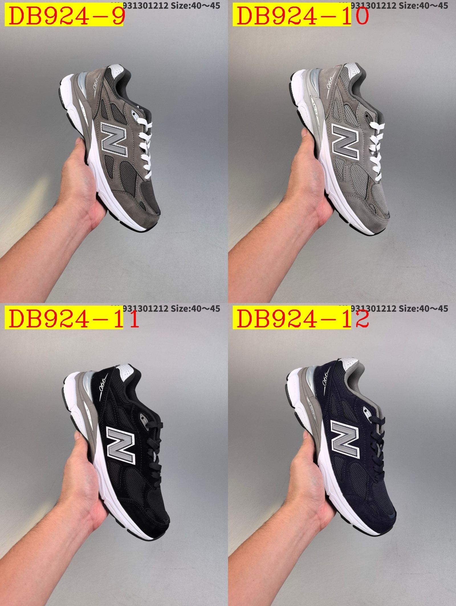 56$ dh New Balance Made in USA M990V3 size 36-45 42165035964 DB924 gallery