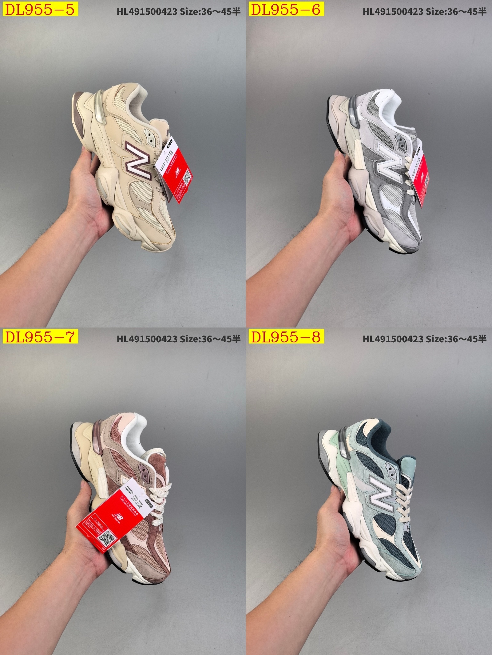 56$ dh New Balance NB9060 size 36-45 43102035964 DL955 gallery