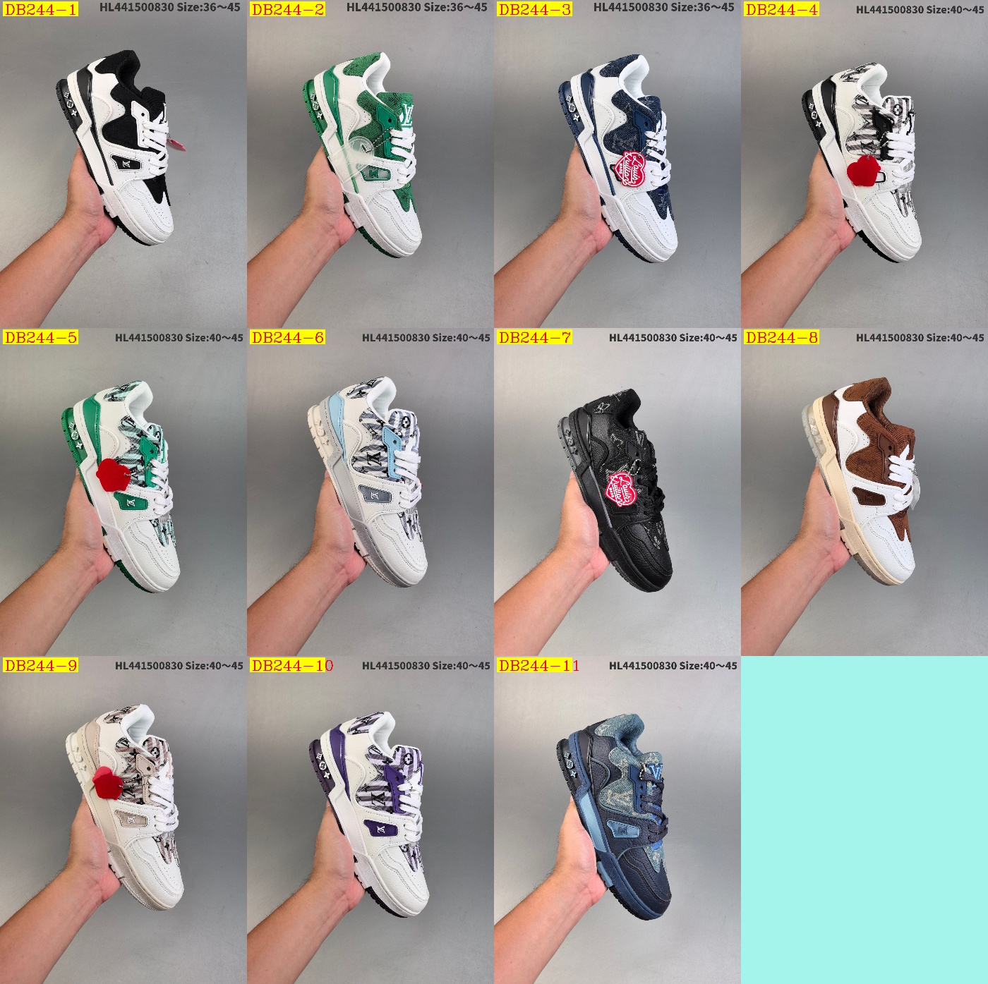 new_dh Louis Vuitton Trainer Sneaker Low size 36 45 43106035634 DB244 gallery