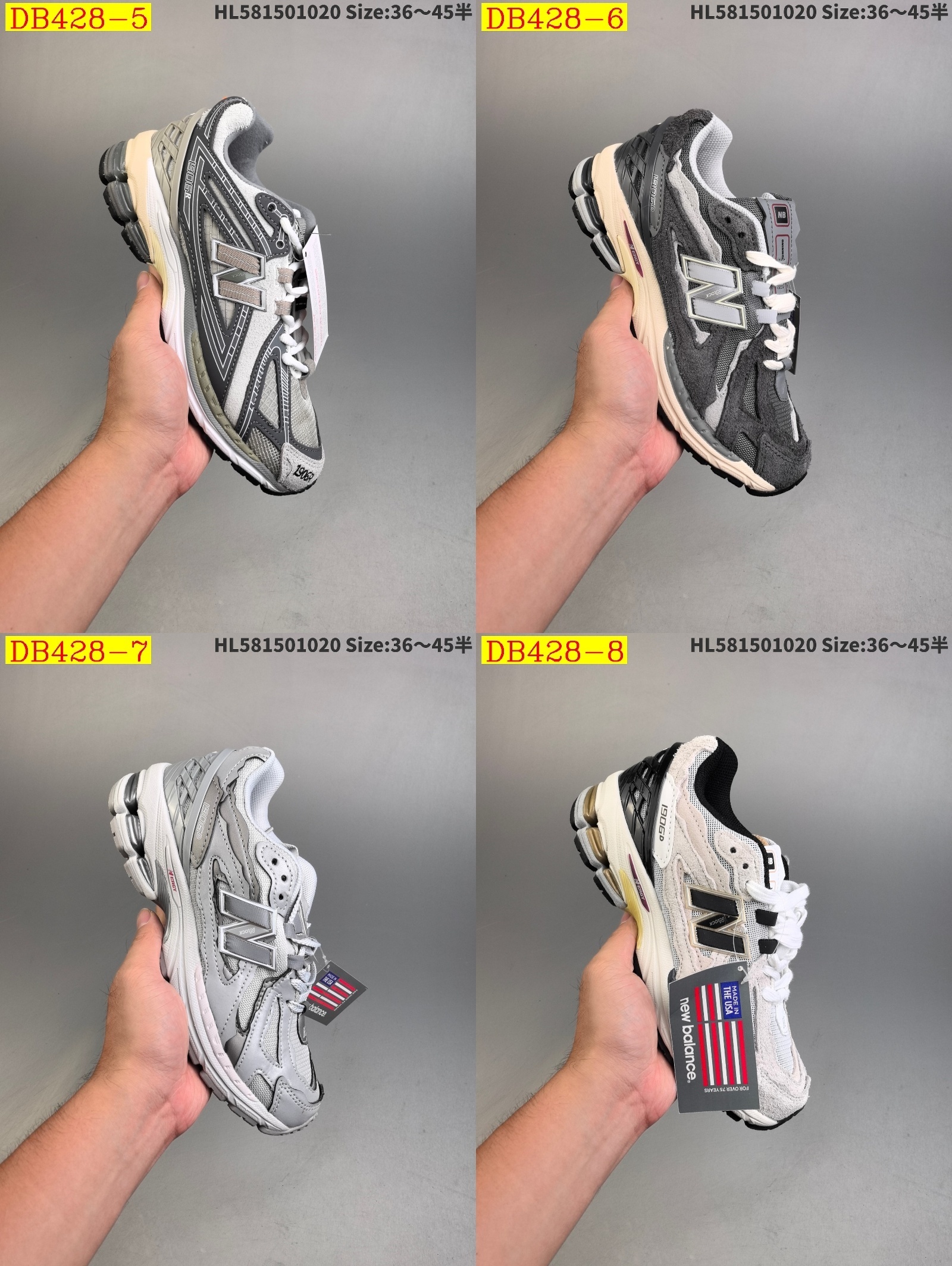 56$ new_dh New Balance M1906 size 36-45 73408035633 DB428 gallery