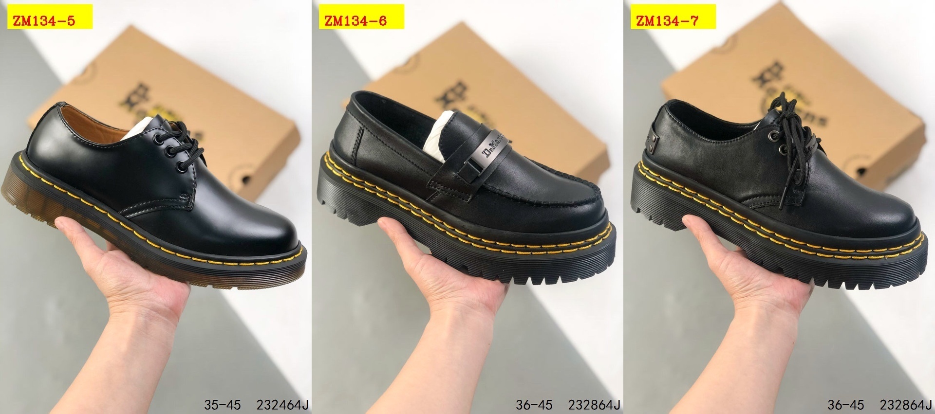 57$ Dr Martens 1461 Smooth Leather Platform SIZE 36-45 725890 ZM134 gallery