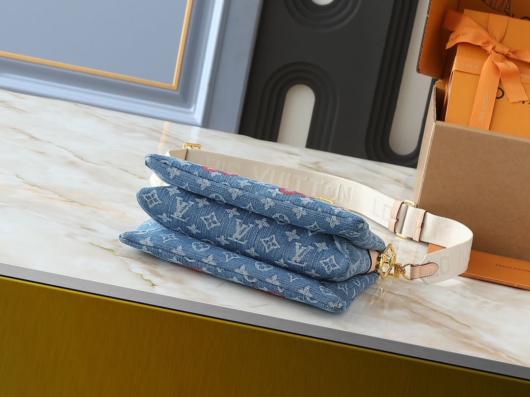 57$ LV Monogram Shoulder bag size 26x20x12 cm 431450 BR1958 gallery