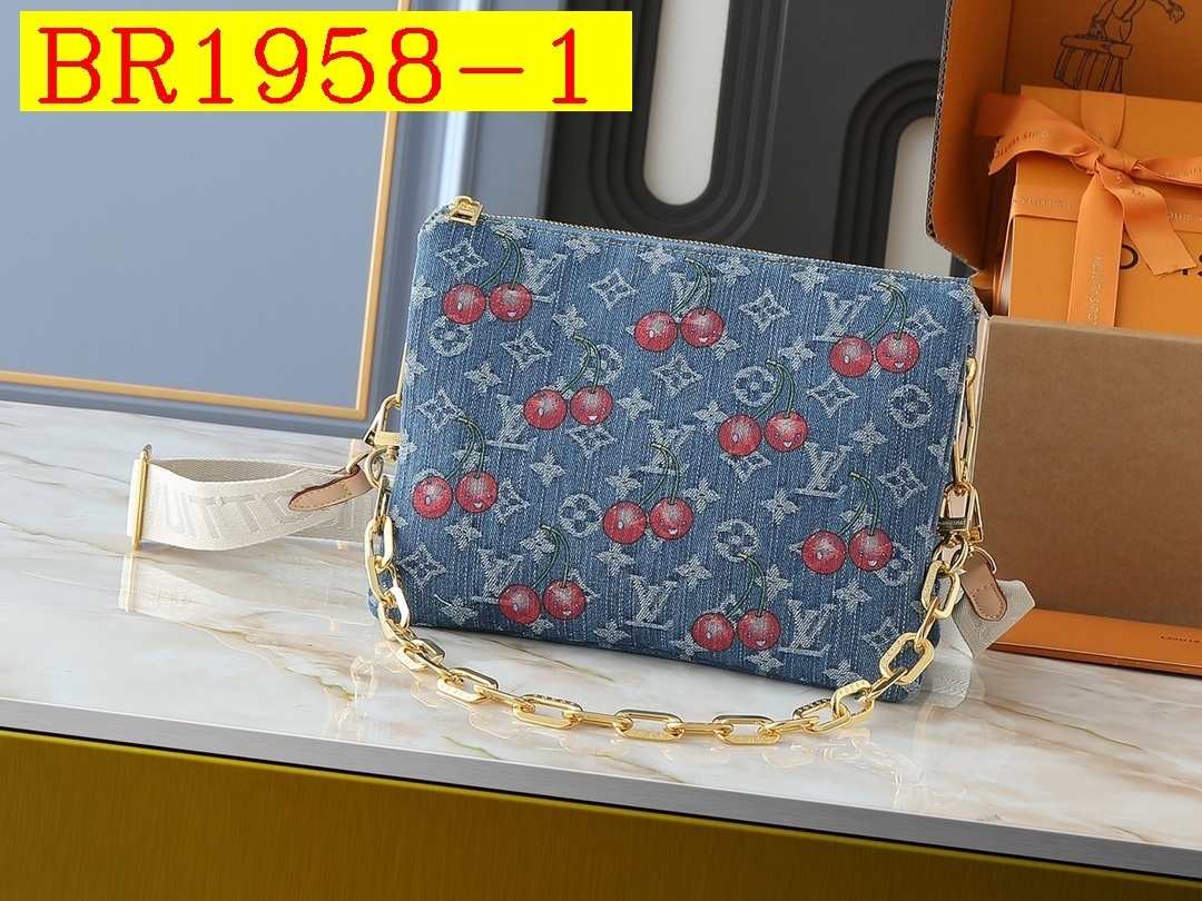 57$ LV Monogram Shoulder bag size 26x20x12 cm 431450 BR1958 gallery