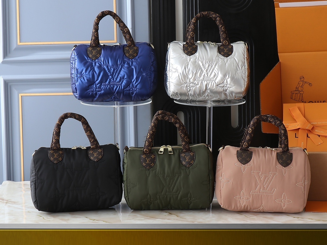 57$ LV Pillow Speedy Bandouliere Shoulder bag size 25x19x15 cm 930240 BR2104 gallery