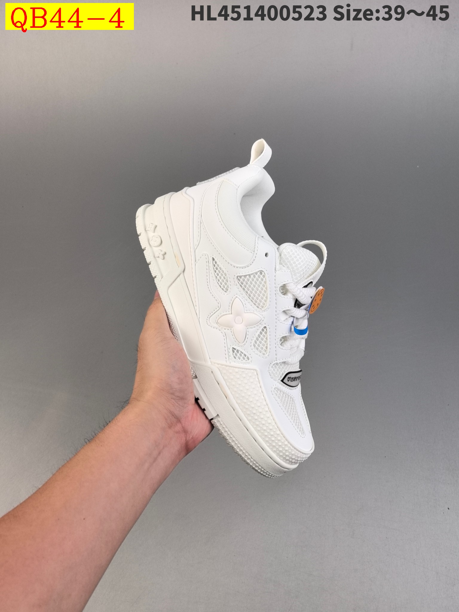 57$ Louis Vuitton Trainer Sneaker Low Size 36-45 521880 QB44 gallery