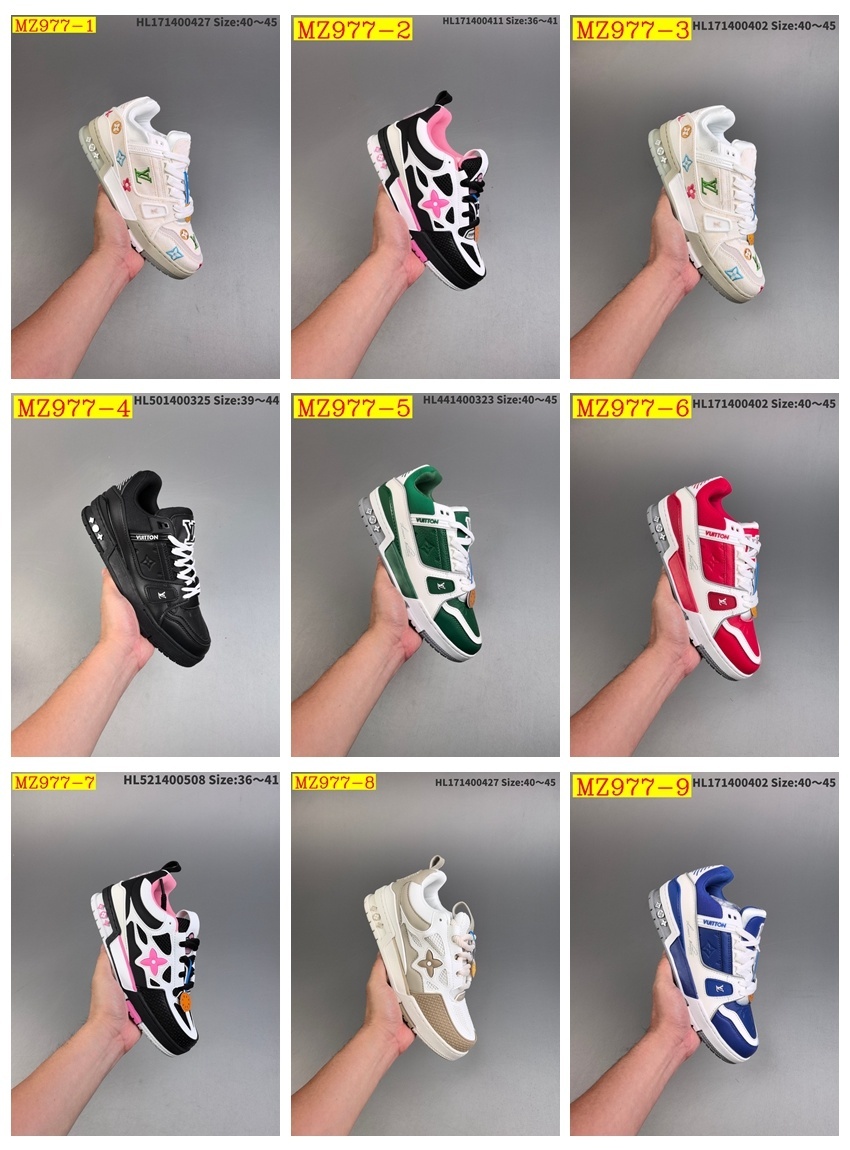 57$ Louis Vuitton Trainer Sneaker Low size 36-45 824820 MZ977 gallery