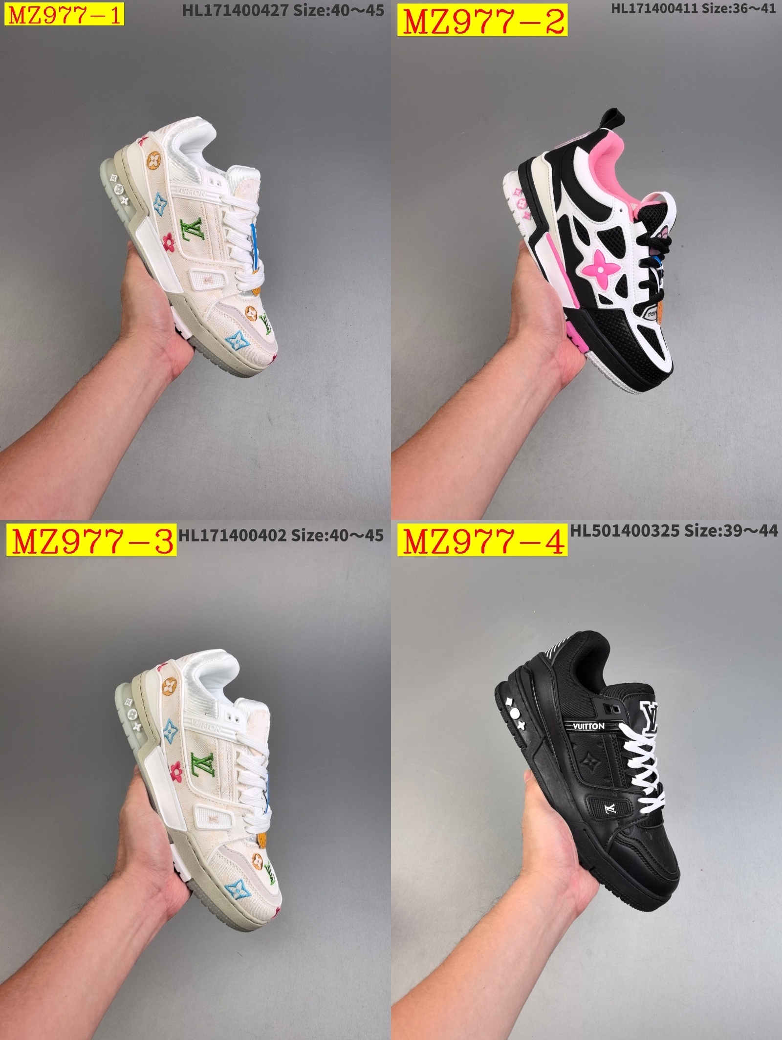57$ Louis Vuitton Trainer Sneaker Low size 36-45 824820 MZ977 gallery