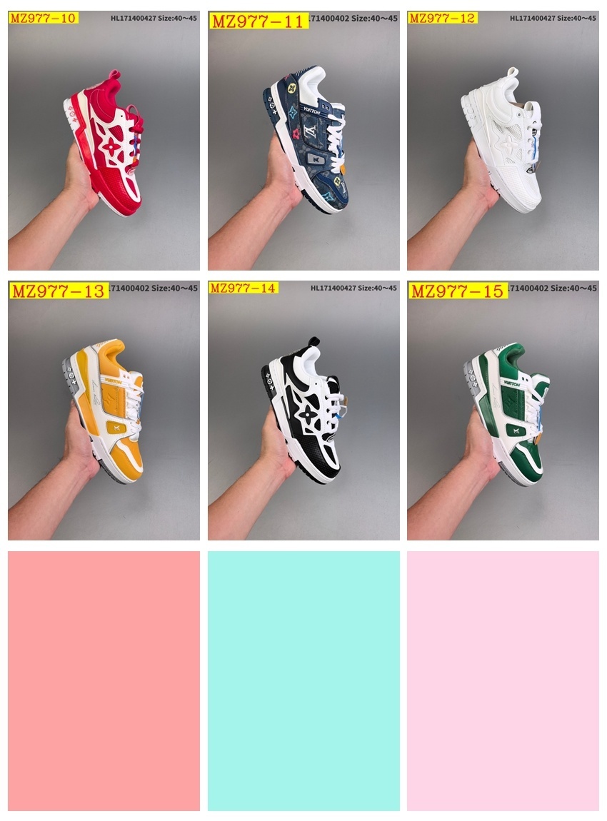 57$ Louis Vuitton Trainer Sneaker Low size 36-45 824820 MZ977 gallery