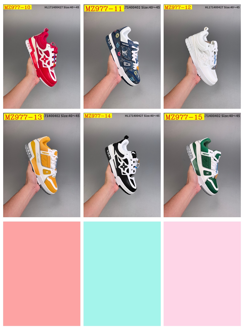 57$ Louis Vuitton Trainer Sneaker Low size 36-45 824820 MZ977 gallery