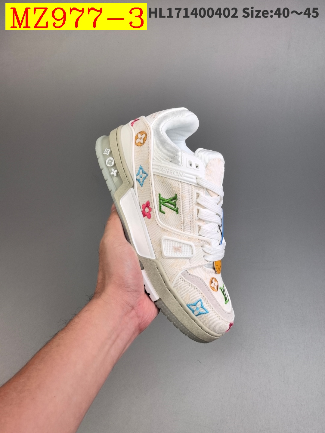 57$ Louis Vuitton Trainer Sneaker Low size 36-45 824820 MZ977 gallery