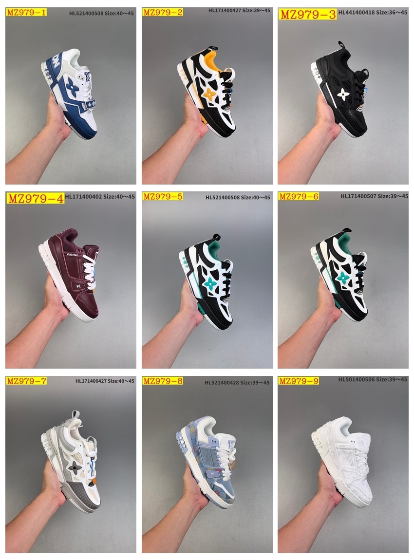 57$ Louis Vuitton Trainer Sneaker Low size 36-45 924820 MZ979 gallery