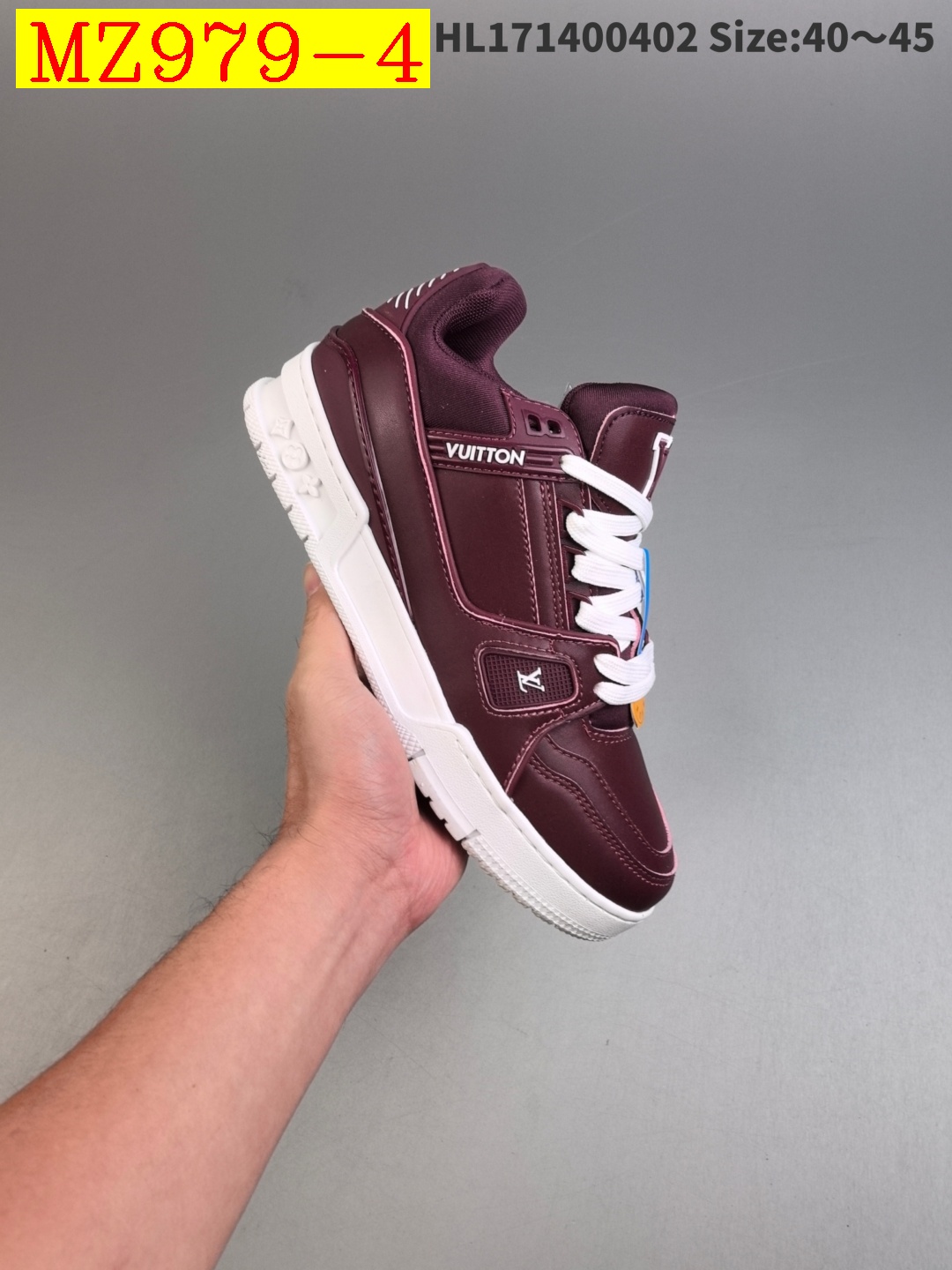 57$ Louis Vuitton Trainer Sneaker Low size 36-45 924820 MZ979 gallery