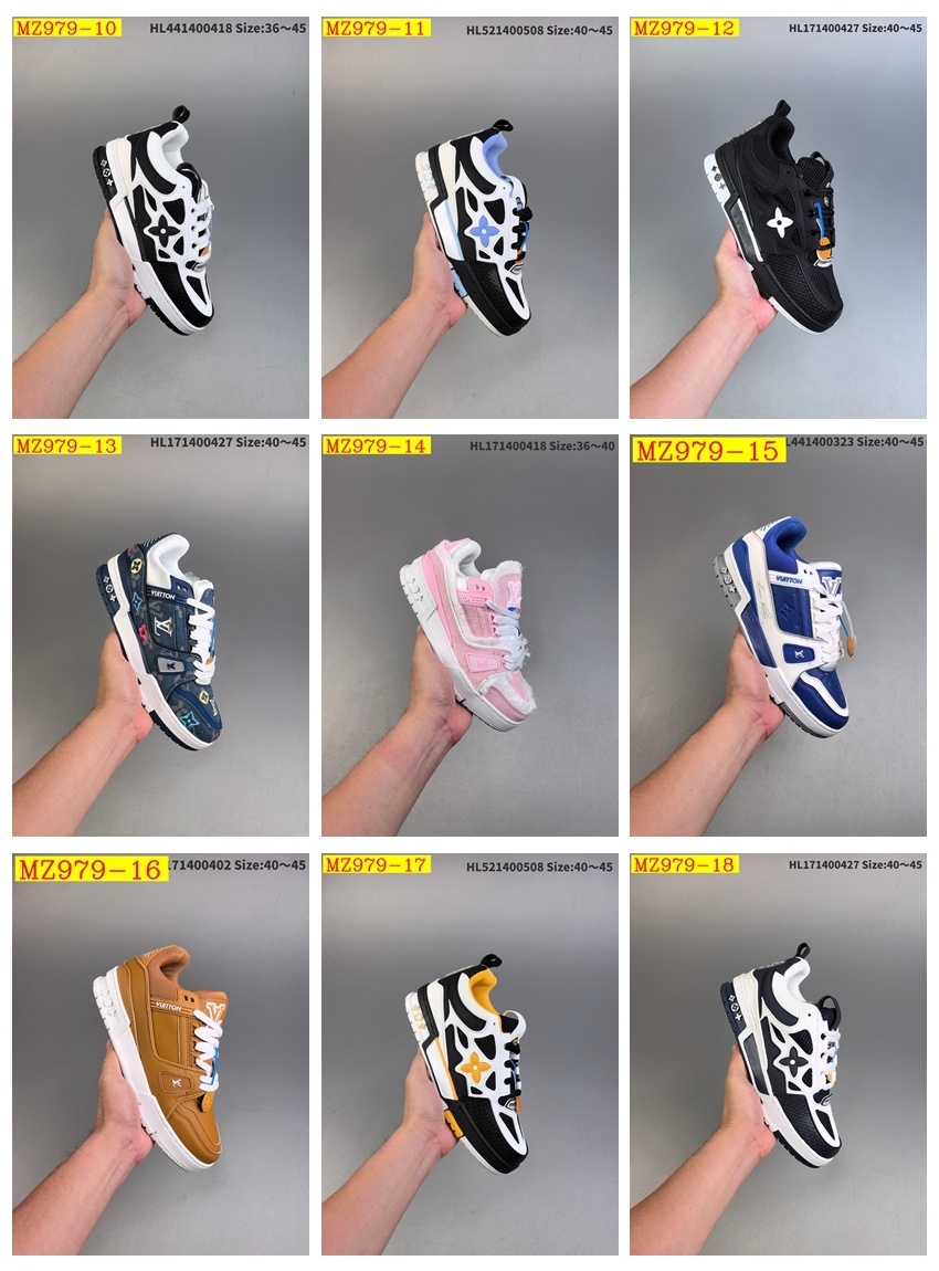 57$ Louis Vuitton Trainer Sneaker Low size 36-45 924820 MZ979 gallery