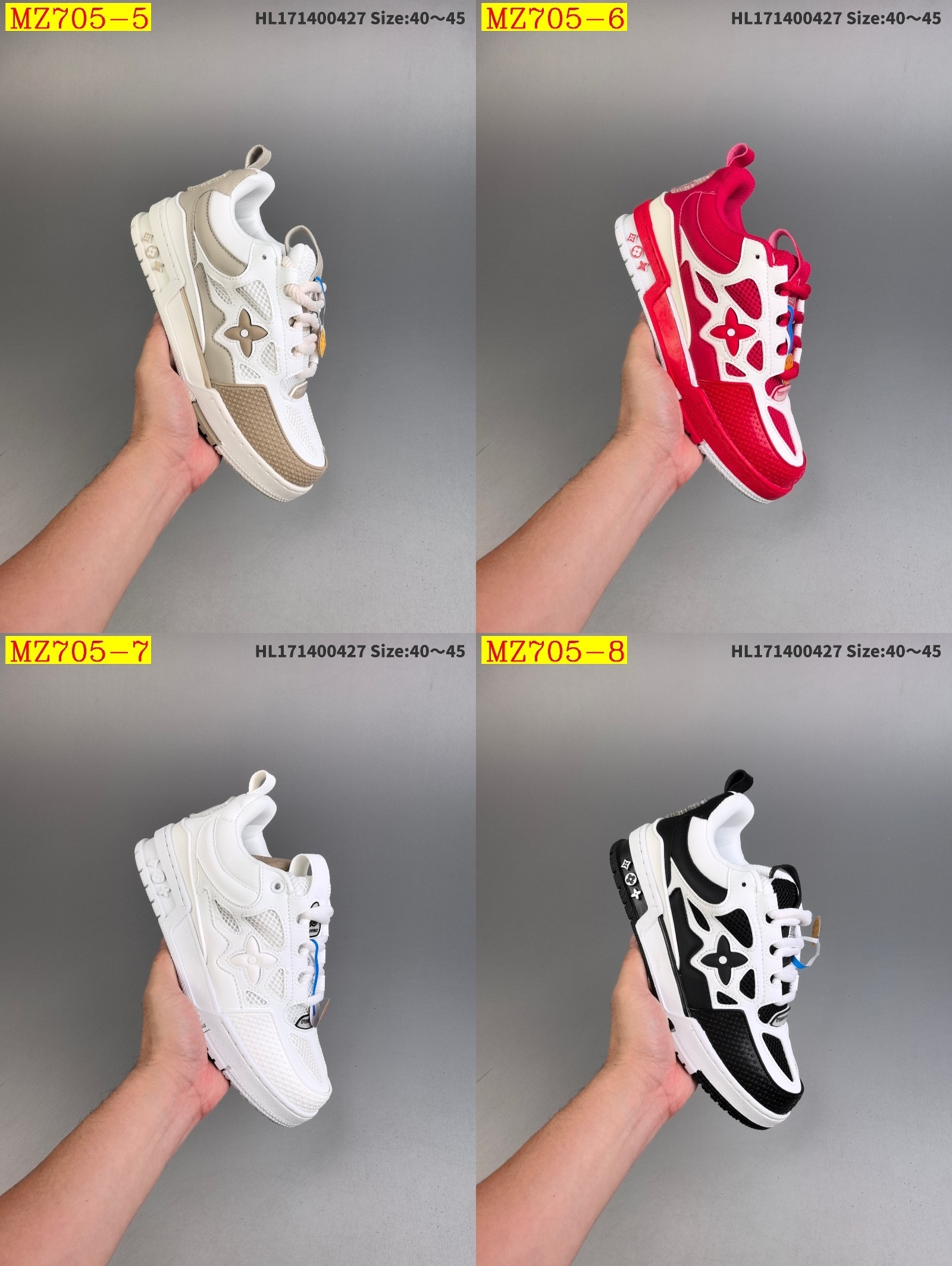 Louis Vuitton Trainer Sneaker Low size 39 45 726890 MZ705 gallery