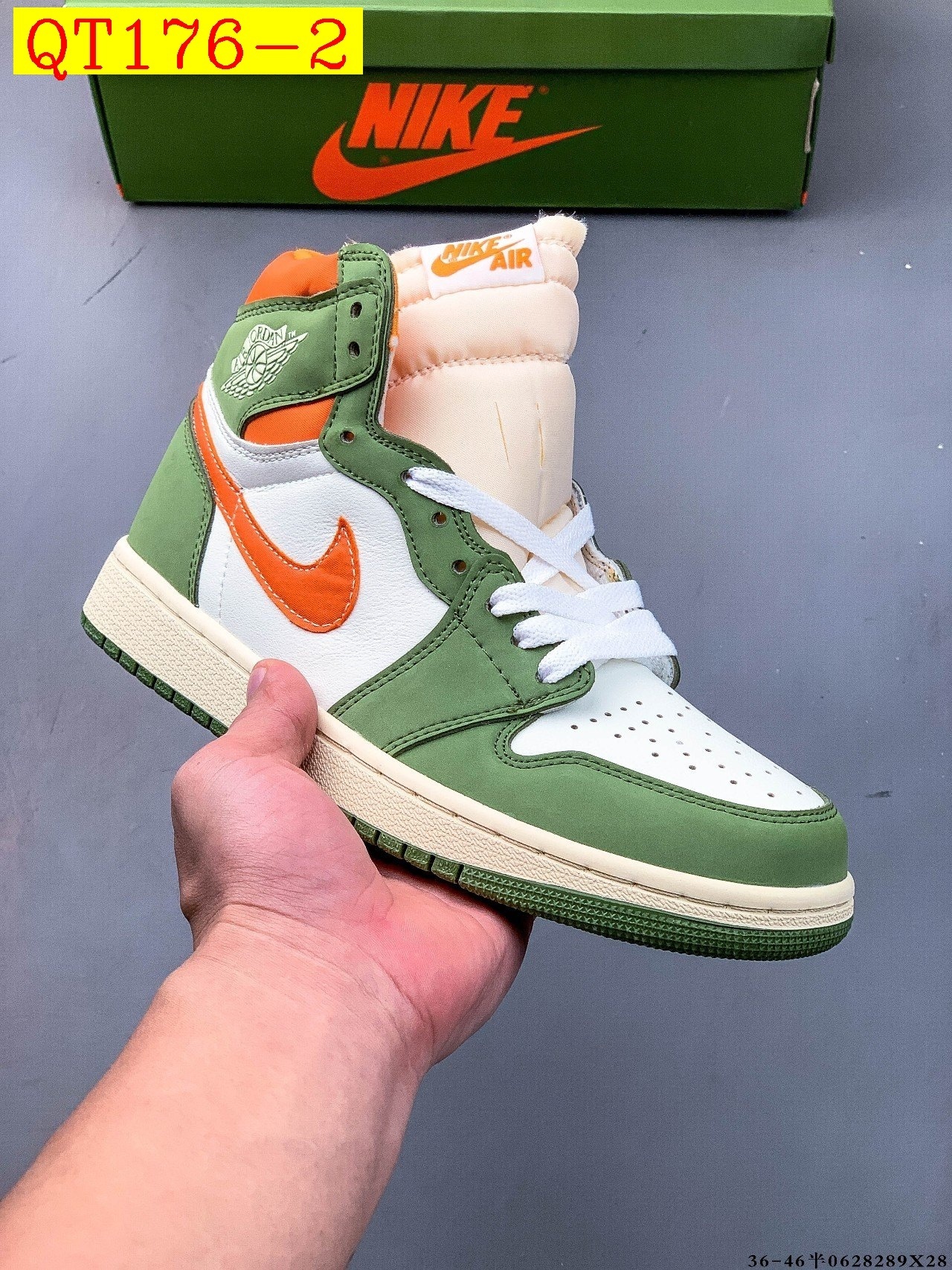 57$ NIKE AIR JORDAN LOW 1 size 36-45 half 824800 QT176 gallery