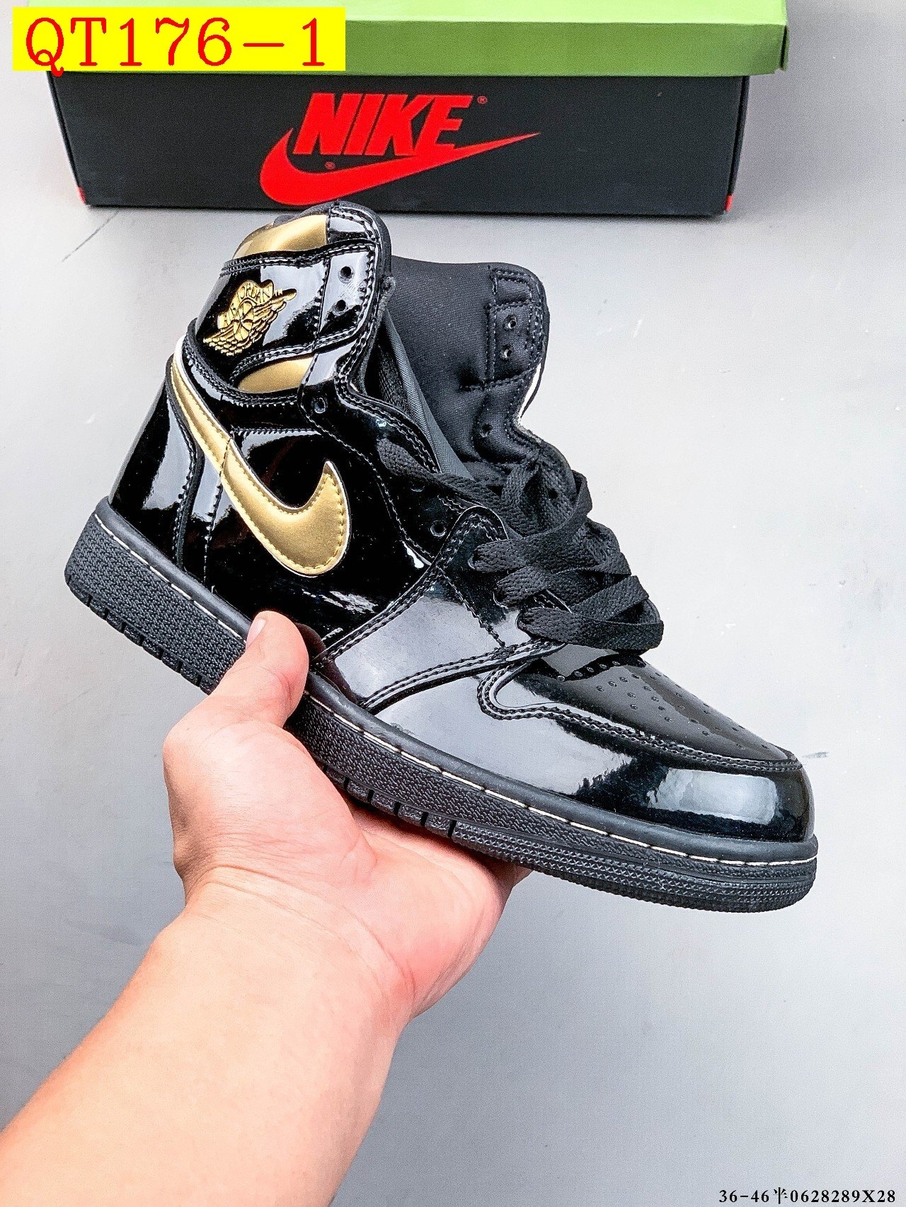 57$ NIKE AIR JORDAN LOW 1 size 36-45 half 824800 QT176 gallery