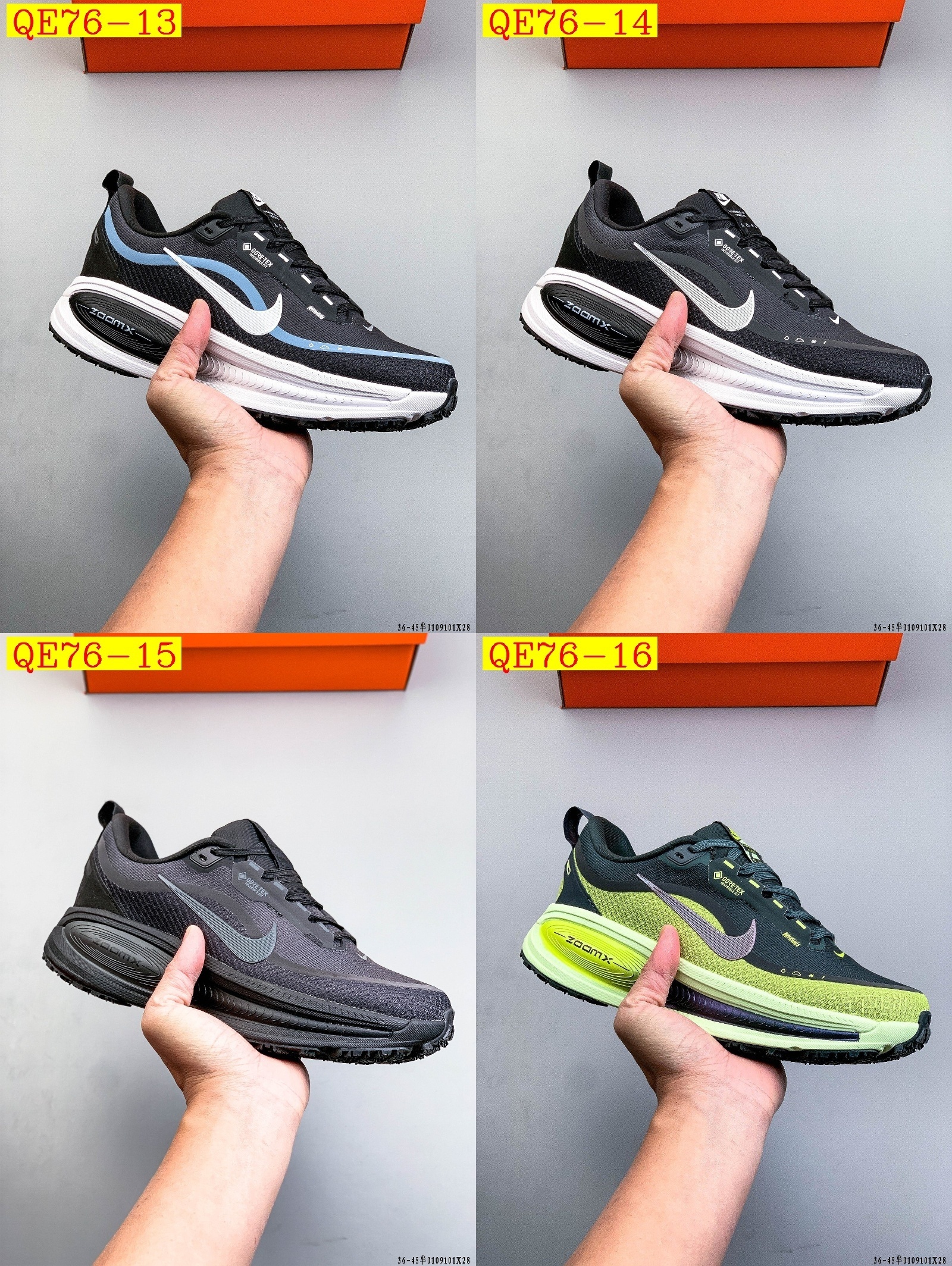 57$ Nike VOMERO Plus size 36-45 half 923820 QE76 gallery