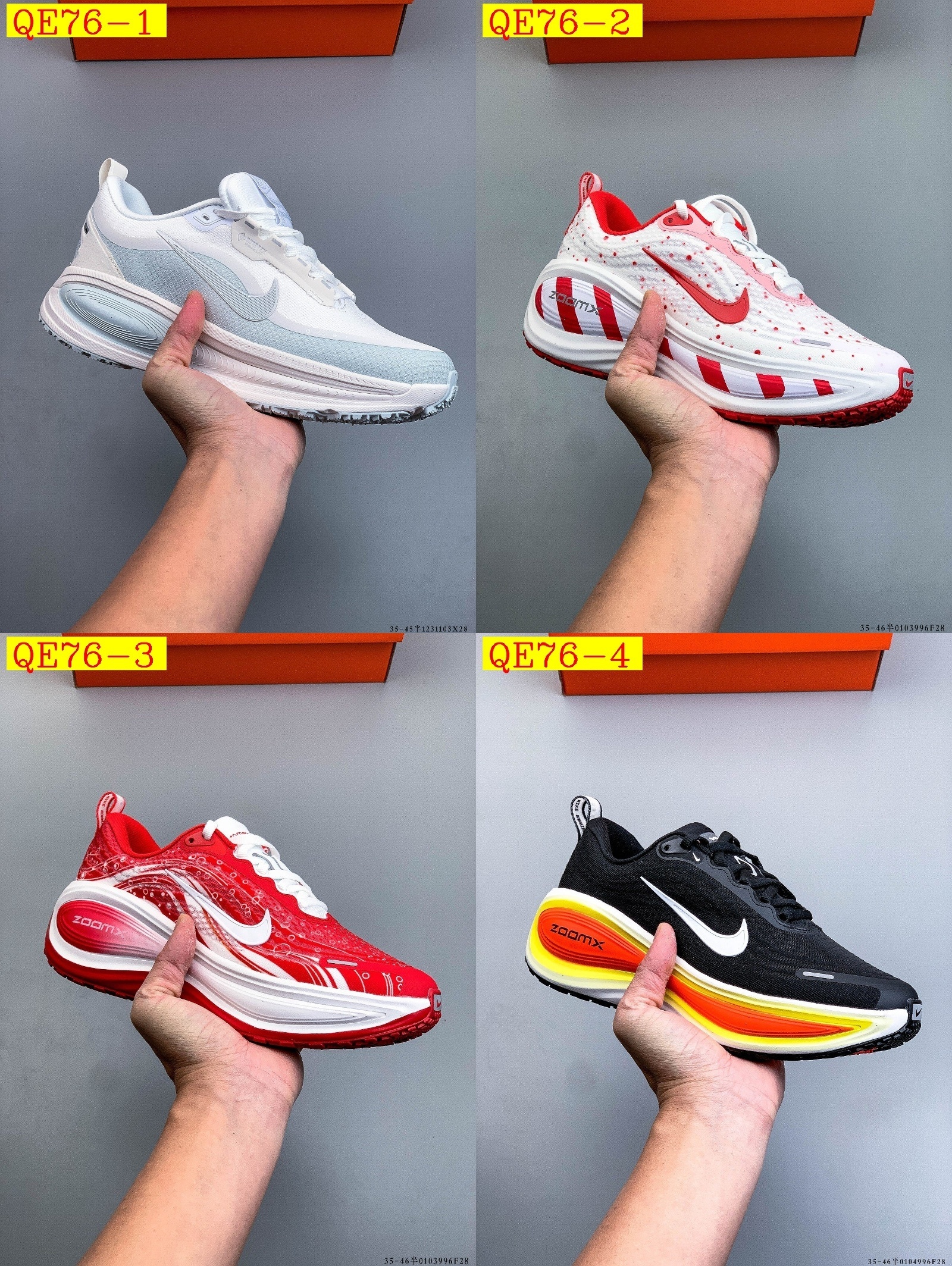 57$ Nike VOMERO Plus size 36-45 half 923820 QE76 gallery