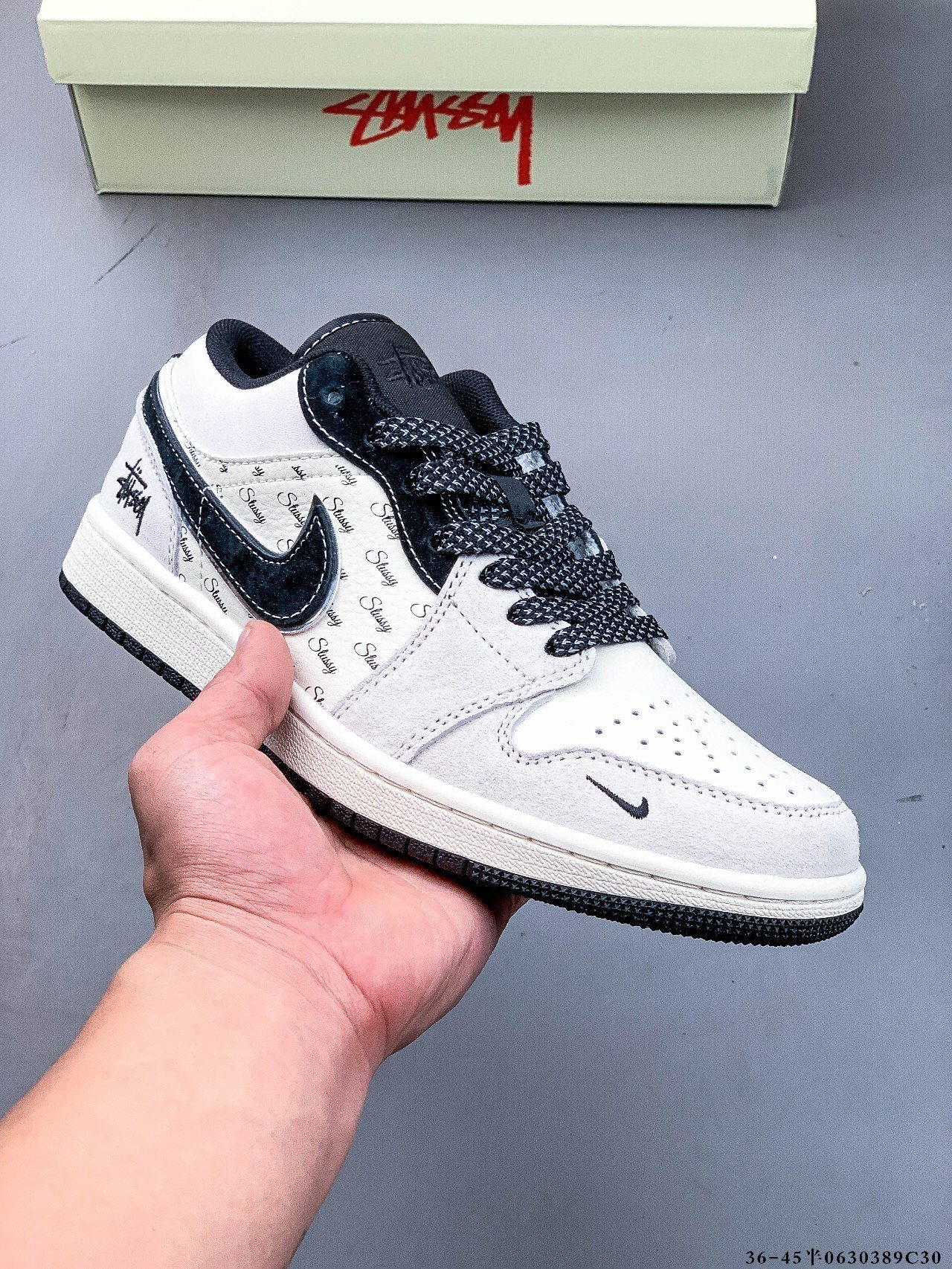 57$ Top Quality NIKE AIR JORDAN LOW 1 size 36-45 half 834060 QT206 gallery