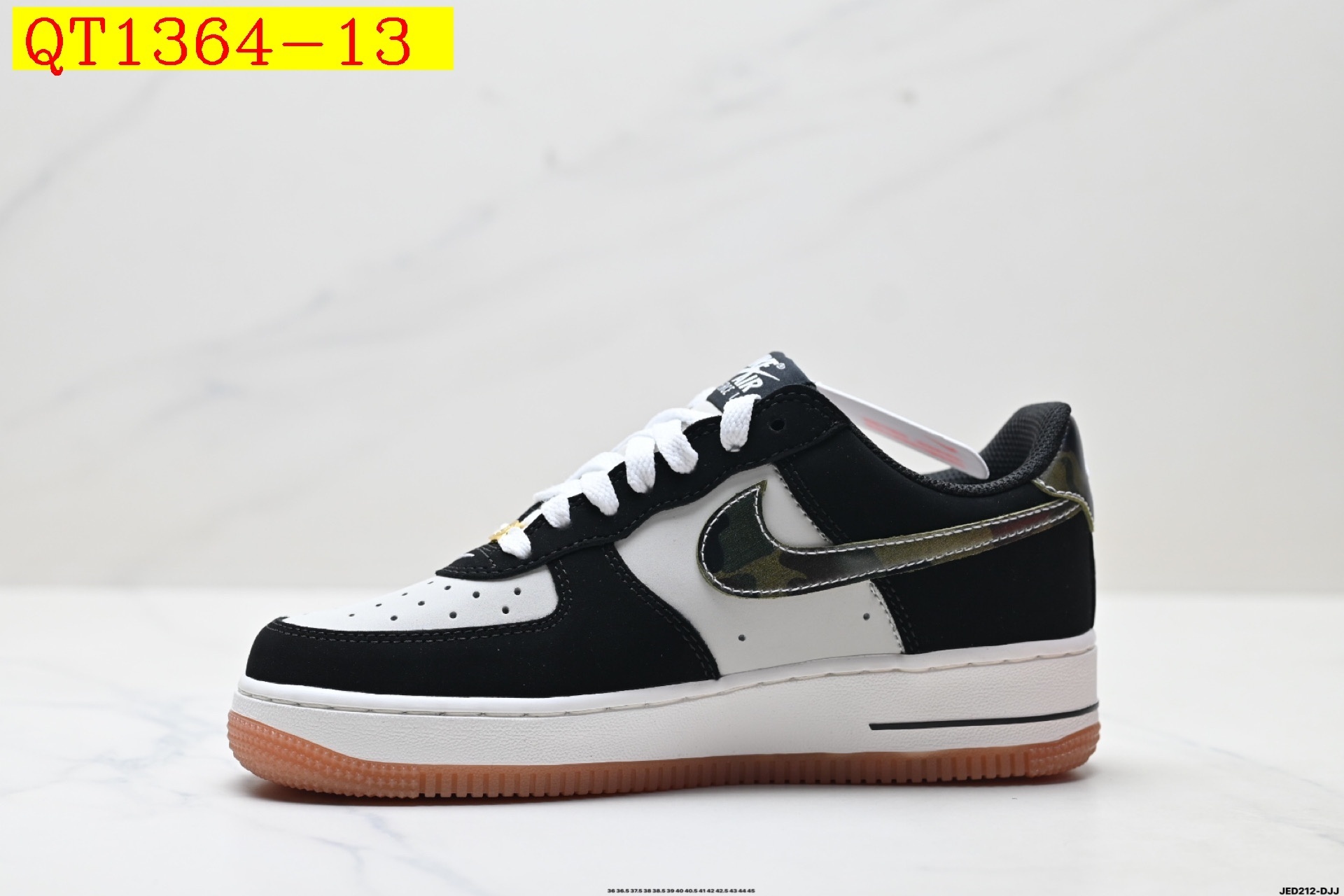 57$ Top Quality Nike AIR FORCE 1 07 Size 36-45 half 629810 QT1364 gallery