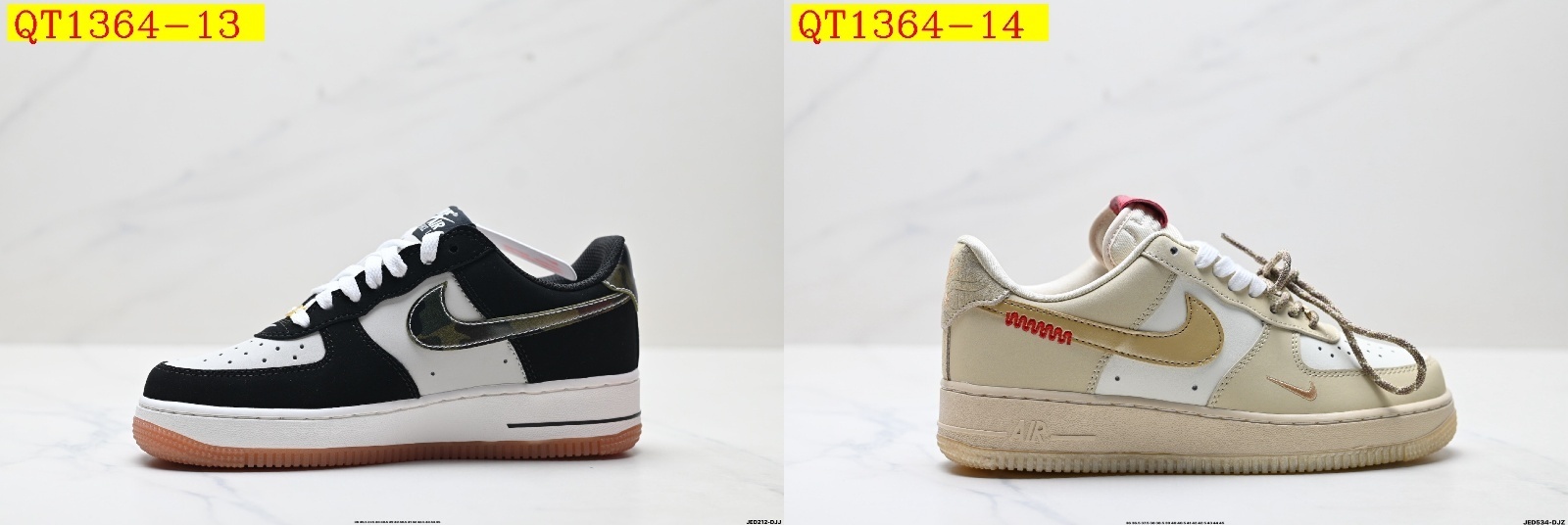 57$ Top Quality Nike AIR FORCE 1 07 Size 36-45 half 629810 QT1364 gallery