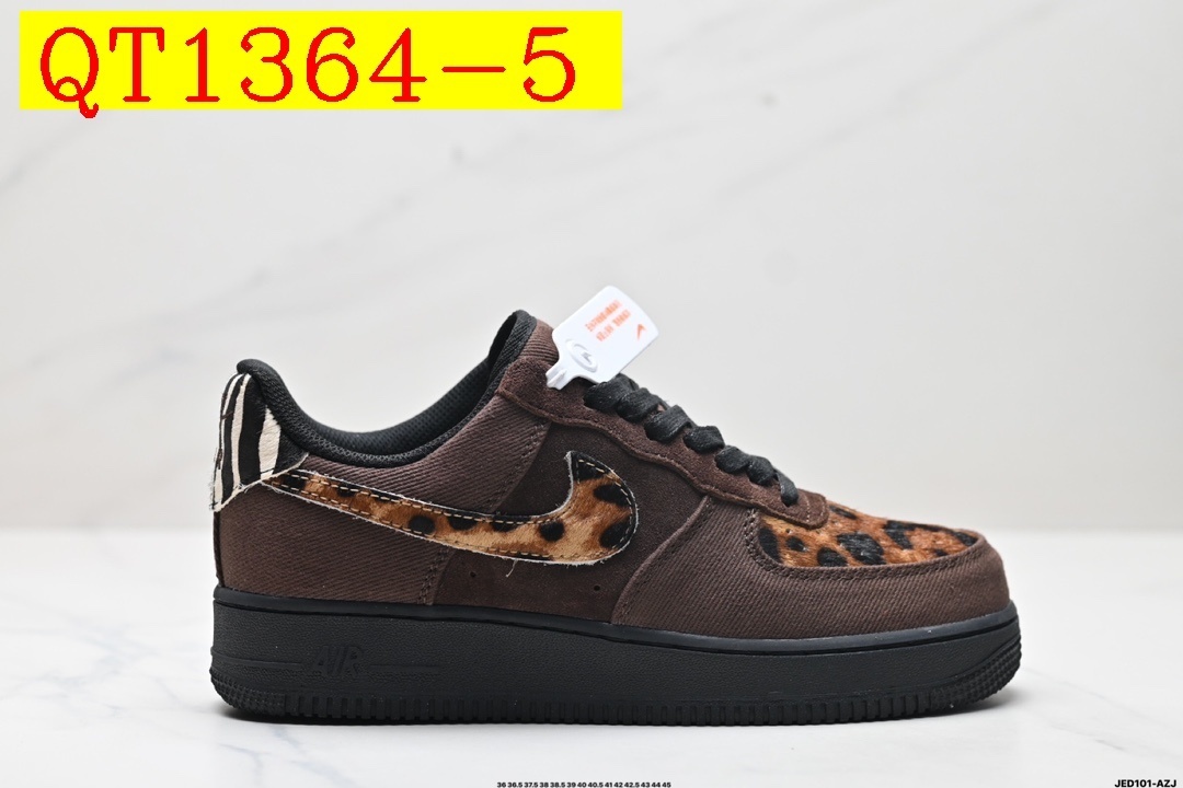 57$ Top Quality Nike AIR FORCE 1 07 Size 36-45 half 629810 QT1364 gallery