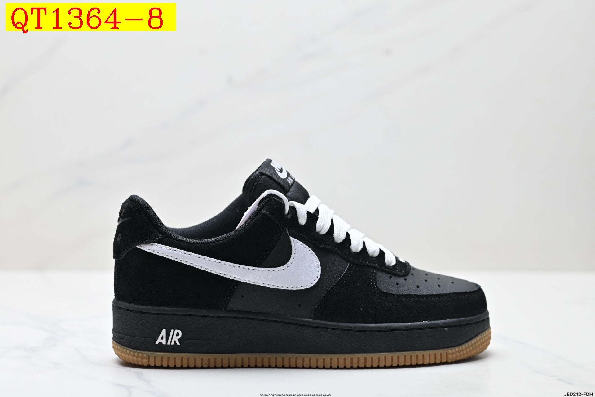 57$ Top Quality Nike AIR FORCE 1 07 Size 36-45 half 629810 QT1364 gallery