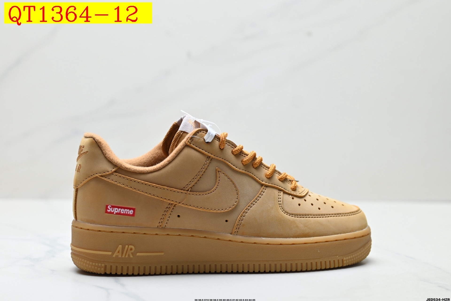 57$ Top Quality Nike AIR FORCE 1 07 Size 36-45 half 629810 QT1364 gallery