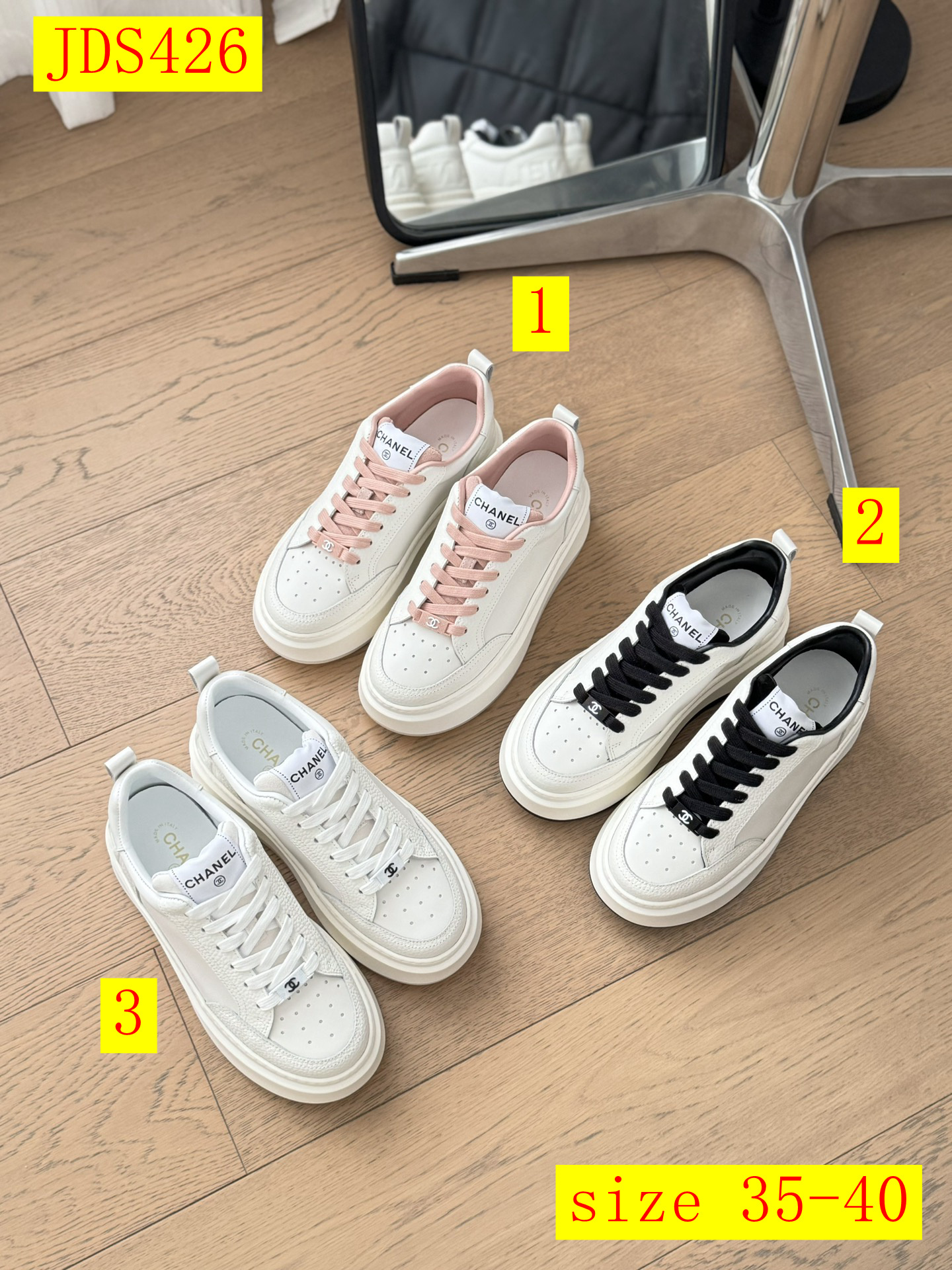 57$ dh CHANAEL size 35-40 53421045072 JDS426 gallery