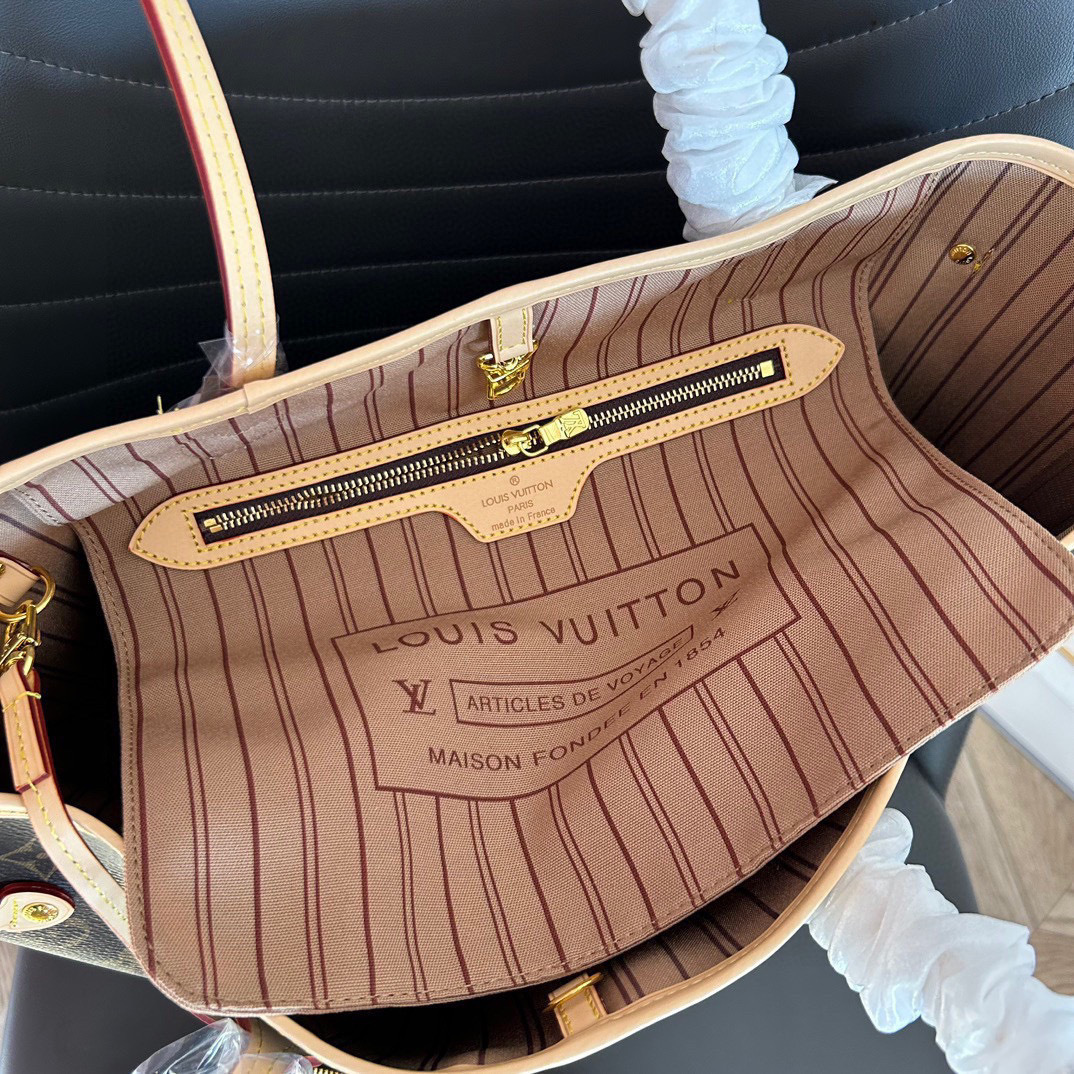 57$ dh Lv Neverfull Tote bag SIZE 32X28 CM 73435835978 DX470 gallery