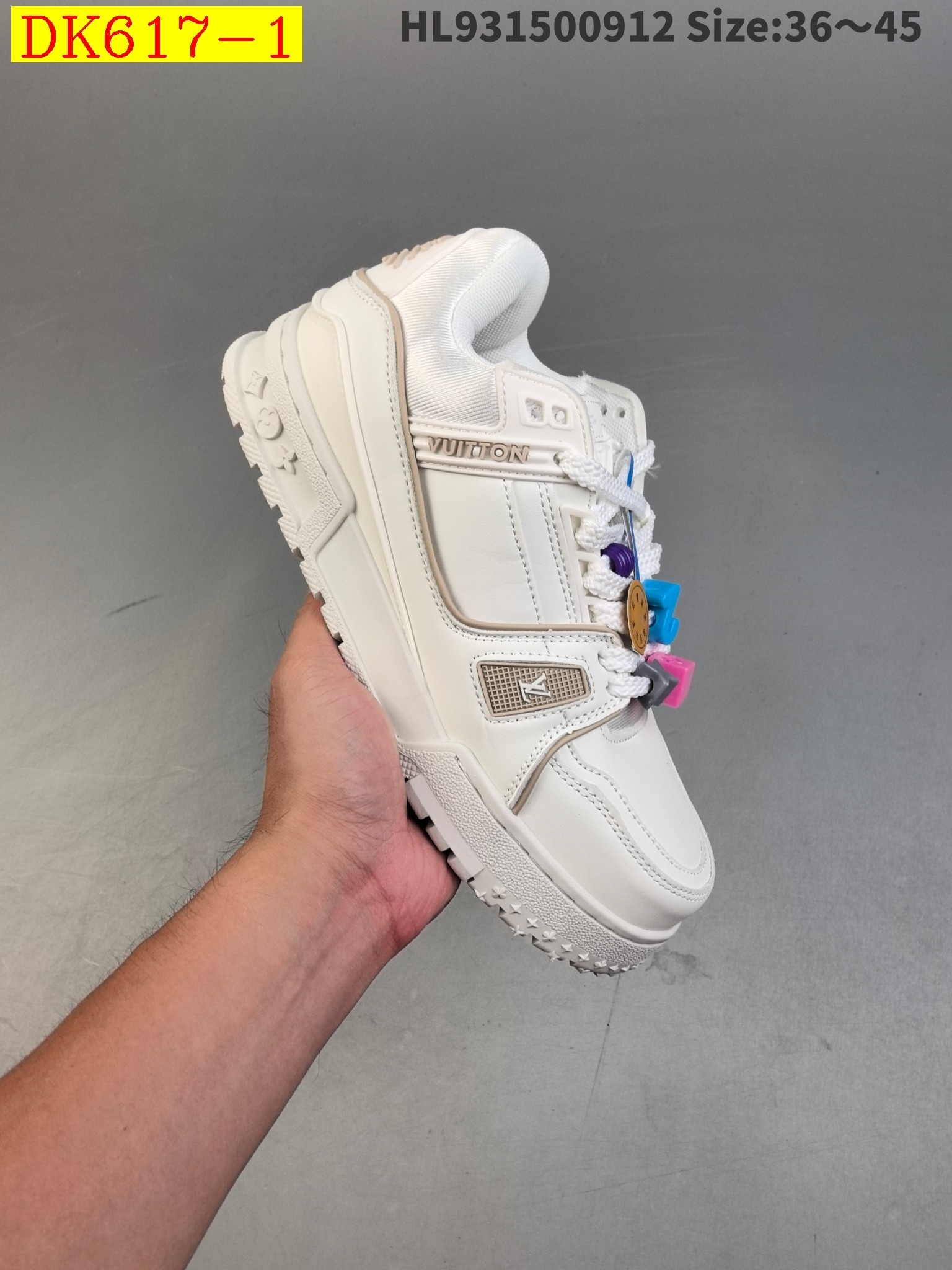 57$ new_dh Louis Vuitton Trainer Sneaker Low size 36-45 53201035743 DK617 gallery