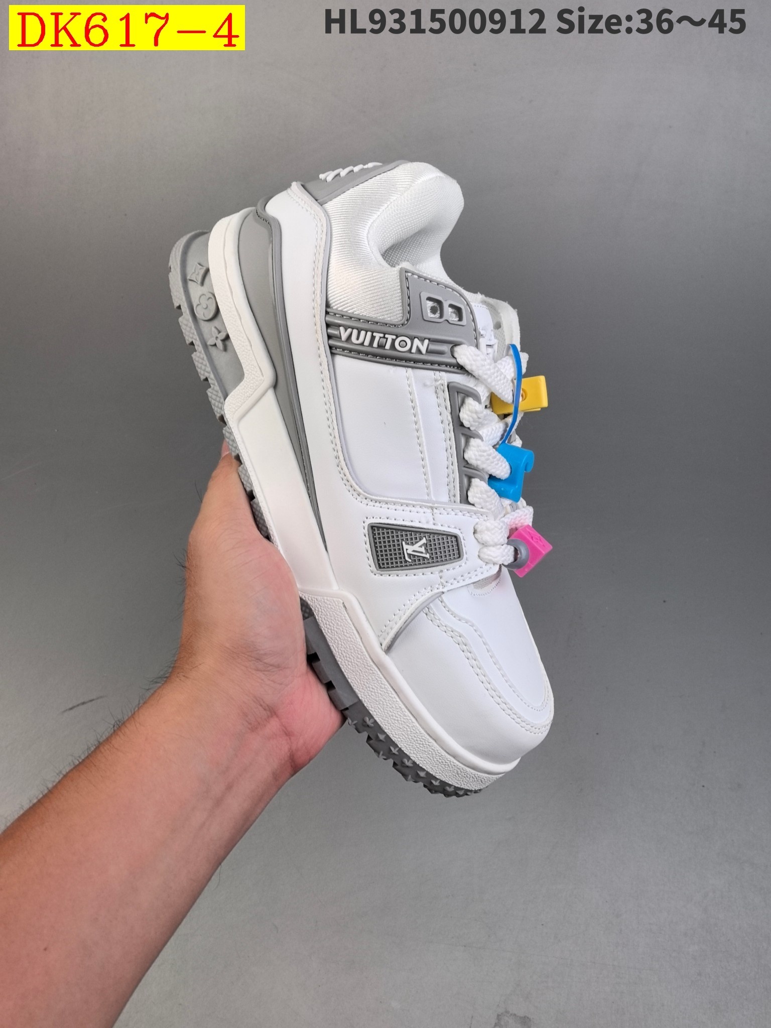 57$ new_dh Louis Vuitton Trainer Sneaker Low size 36-45 53201035743 DK617 gallery