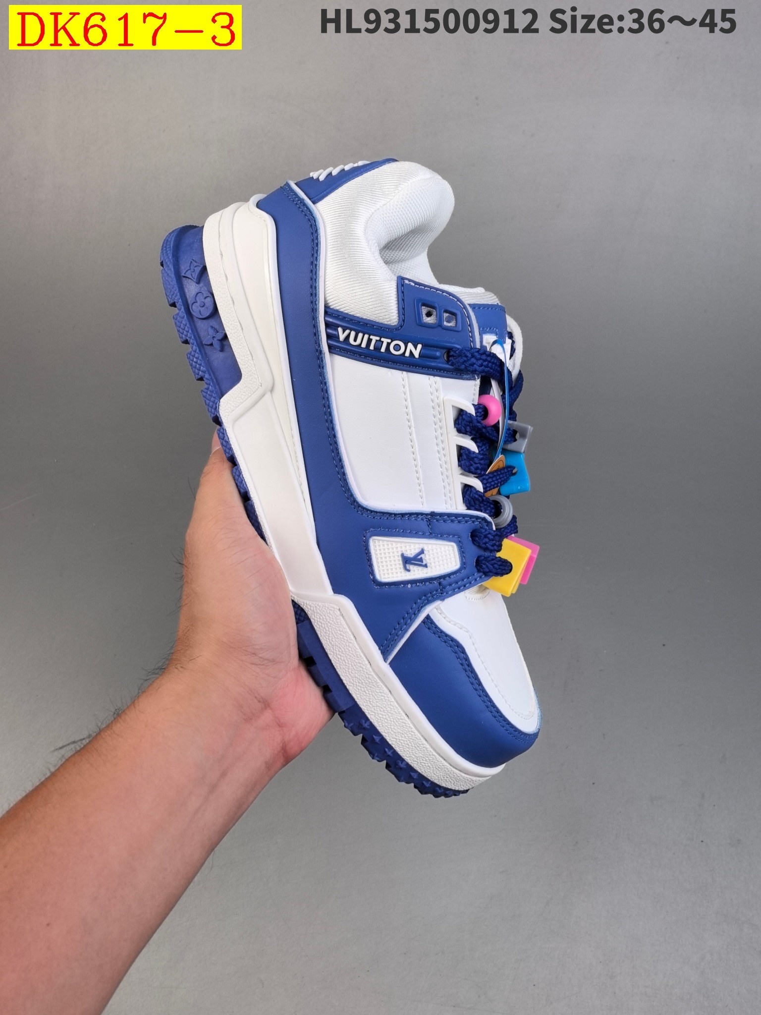 57$ new_dh Louis Vuitton Trainer Sneaker Low size 36-45 53201035743 DK617 gallery