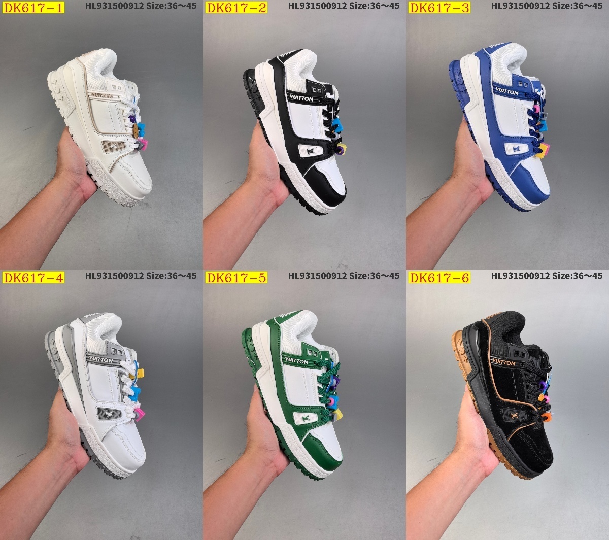 57$ new_dh Louis Vuitton Trainer Sneaker Low size 36-45 53201035743 DK617 gallery