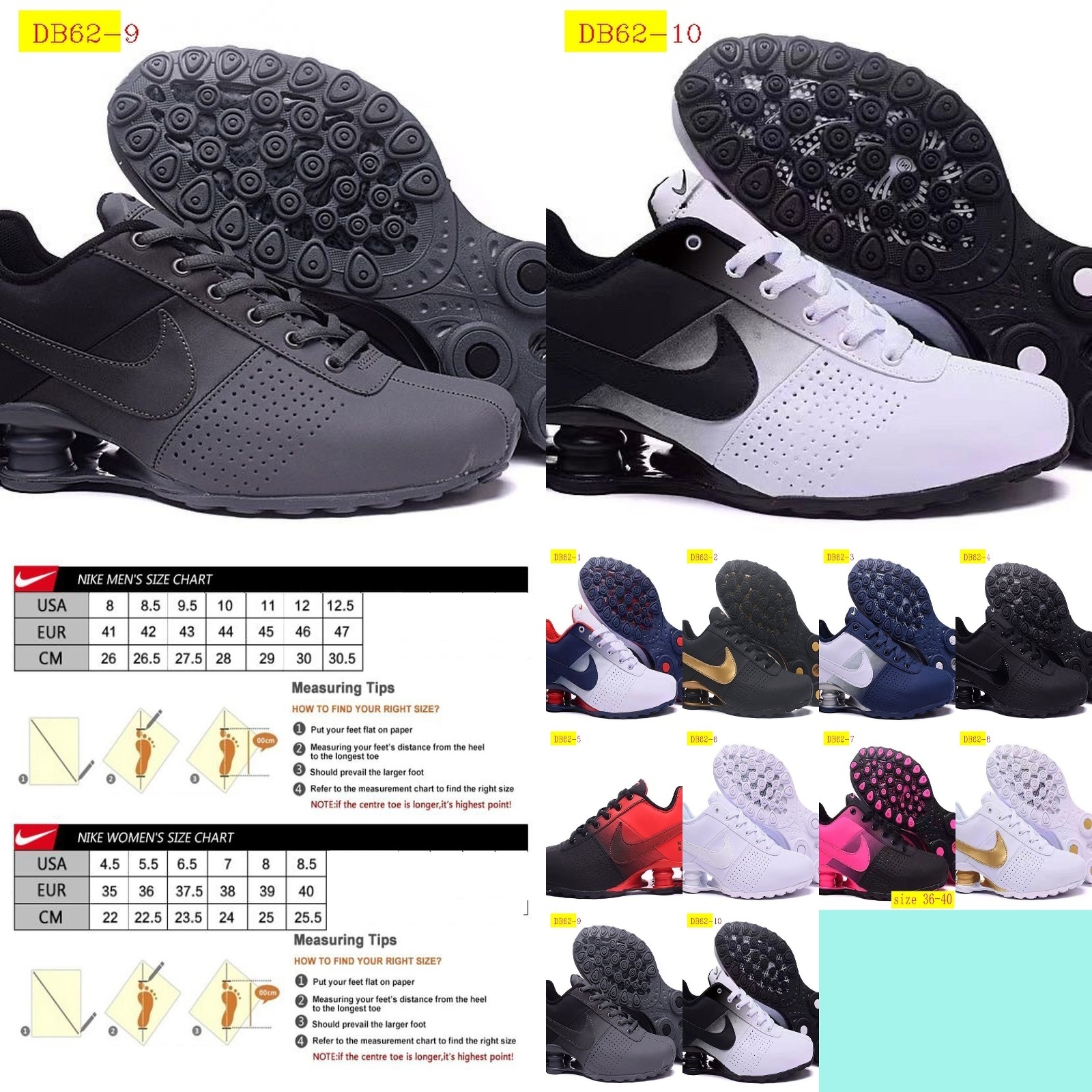 57$ new_dh Nike Shox 809 Size 40-46 43106035741 DB62 gallery