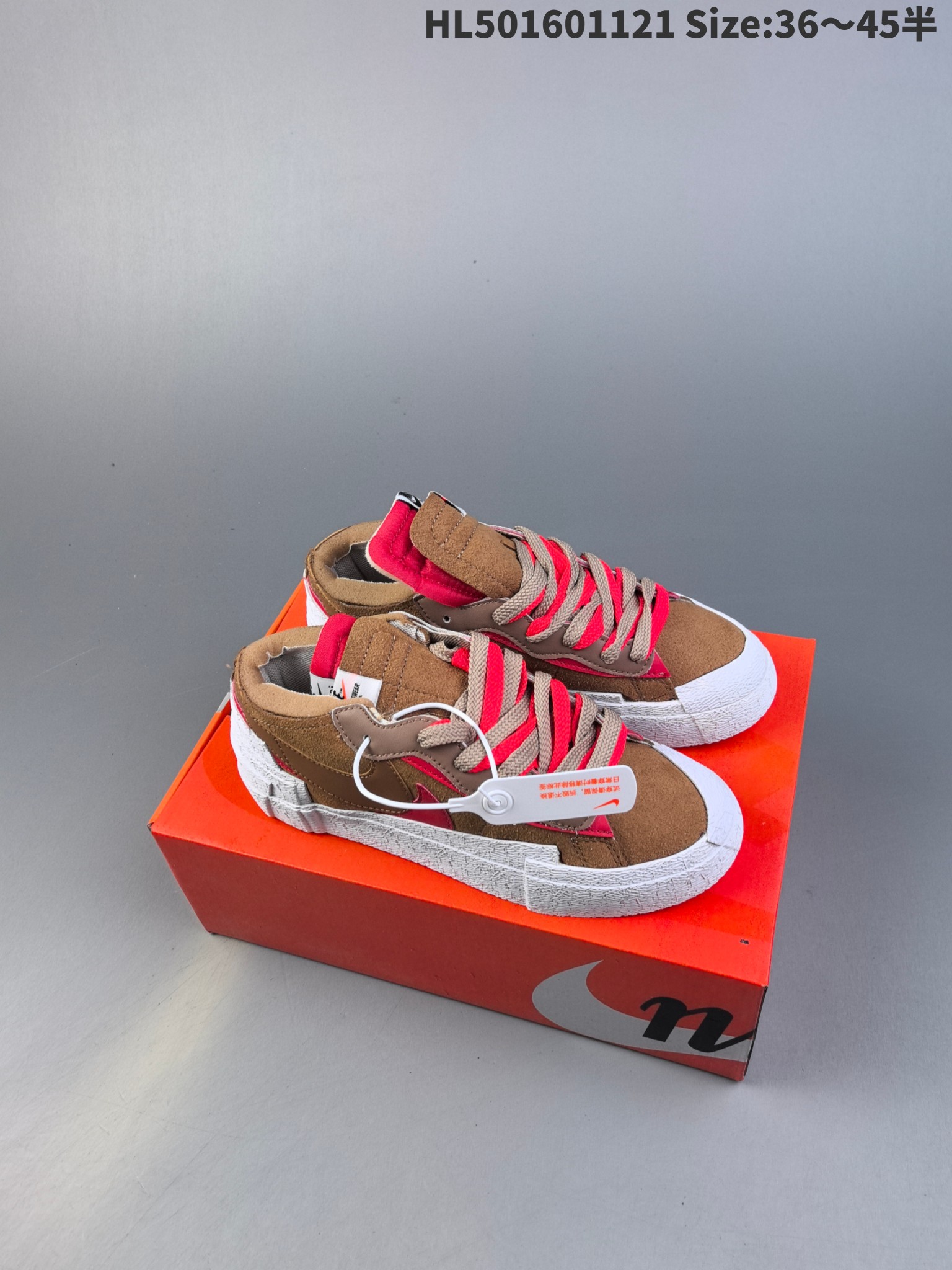 new_dh Sacai x Nk Blazer Low size 36 45 93625035744 DK940 gallery