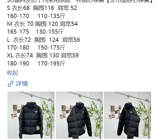 57$ new_dh THE NORTH FACE 1996 Nuptse Down jacket SIZE S-XL 42185035742 JB158 gallery