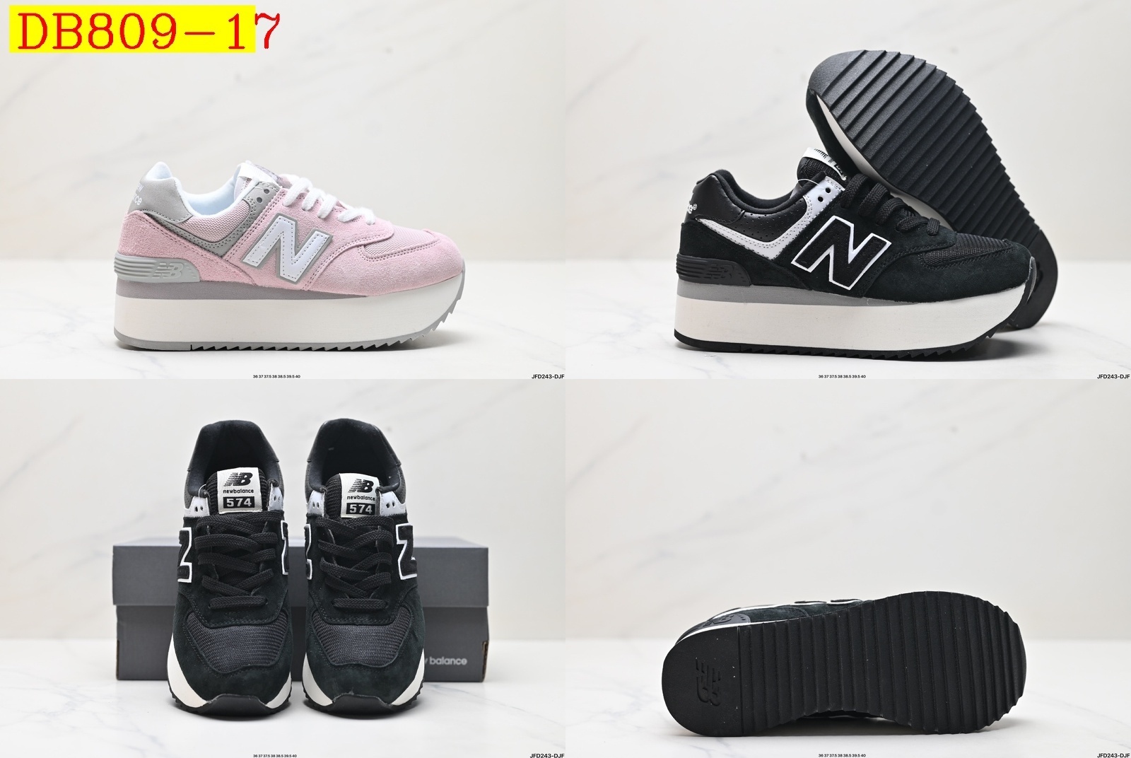57$ new_dh Top Quality New Balance WL574 ZAA size 36-40 43102035744 DB809 gallery