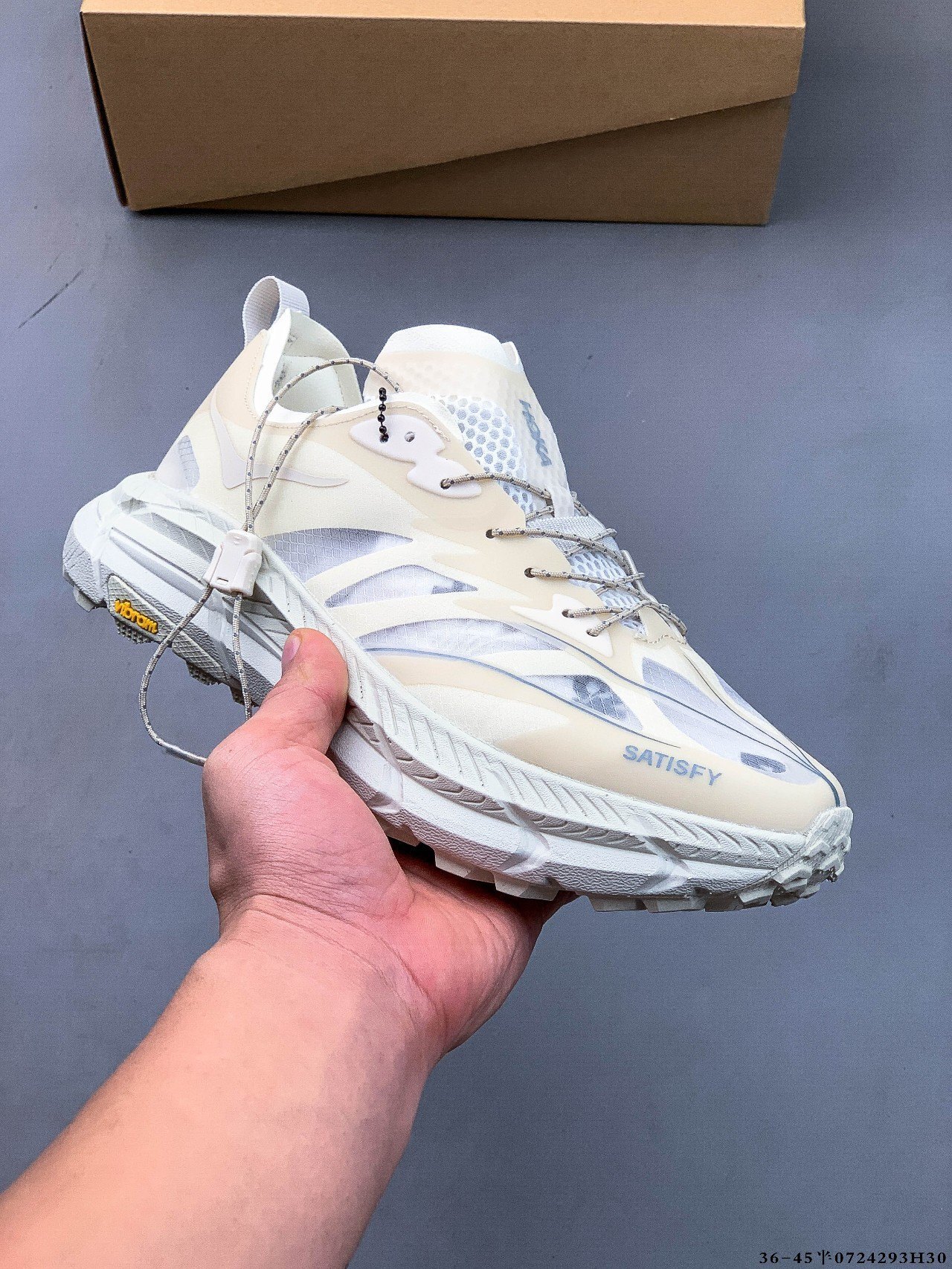 58$ HOKA ONE ONE SATISFY size 36-45 half 836070 QT654 gallery