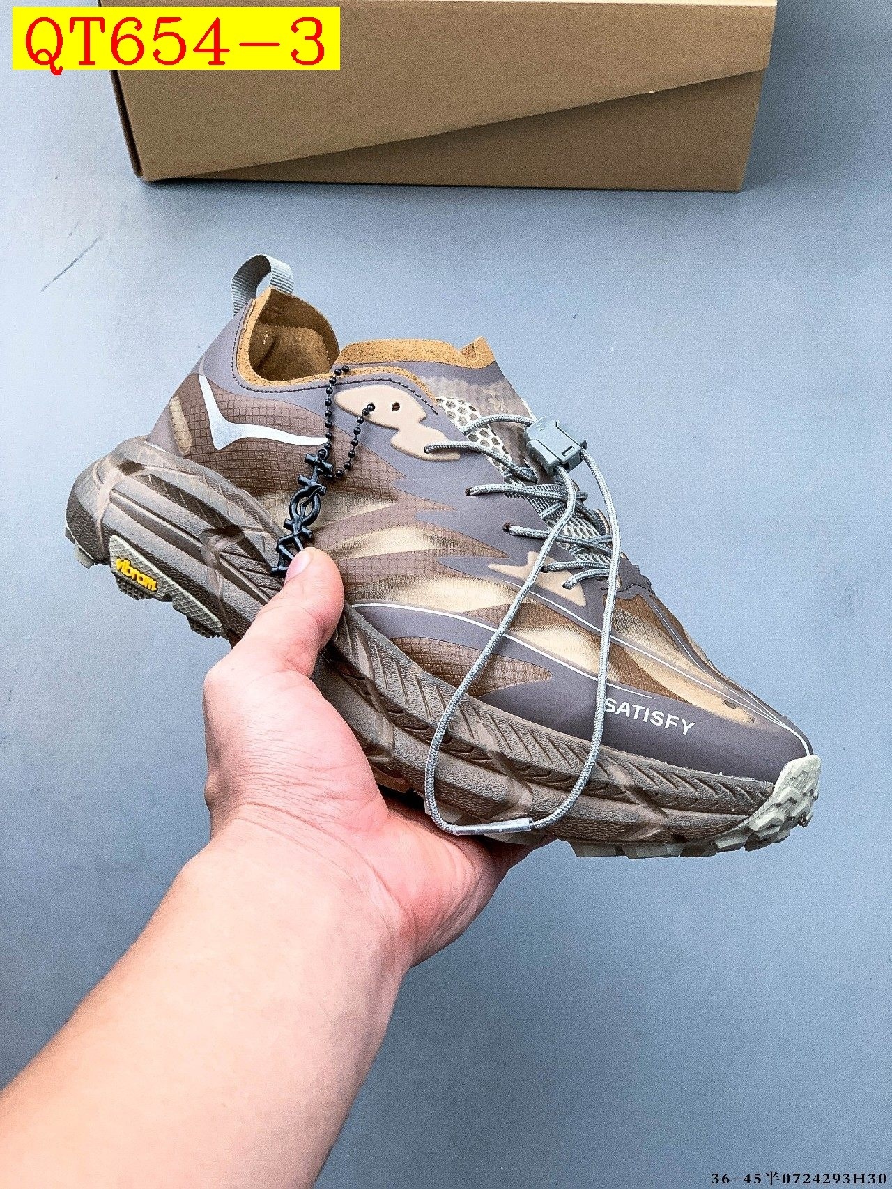 58$ HOKA ONE ONE SATISFY size 36-45 half 836070 QT654 gallery