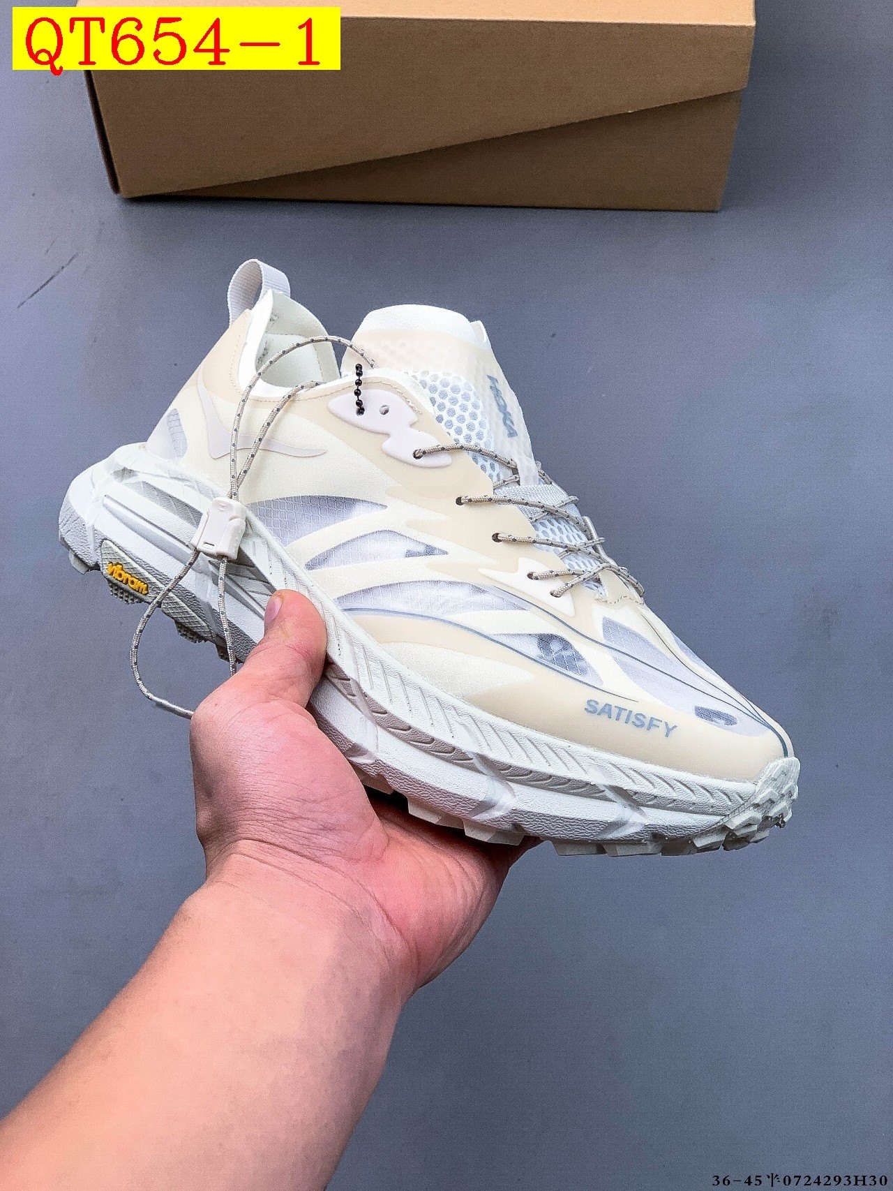 58$ HOKA ONE ONE SATISFY size 36-45 half 836070 QT654 gallery