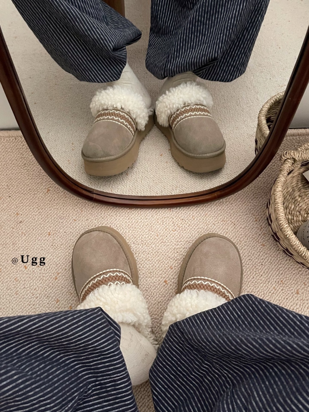 58$ Top Quality UGG Shoes Leather Wool Platofrm 3cm size 35-40 333040 UG313 gallery