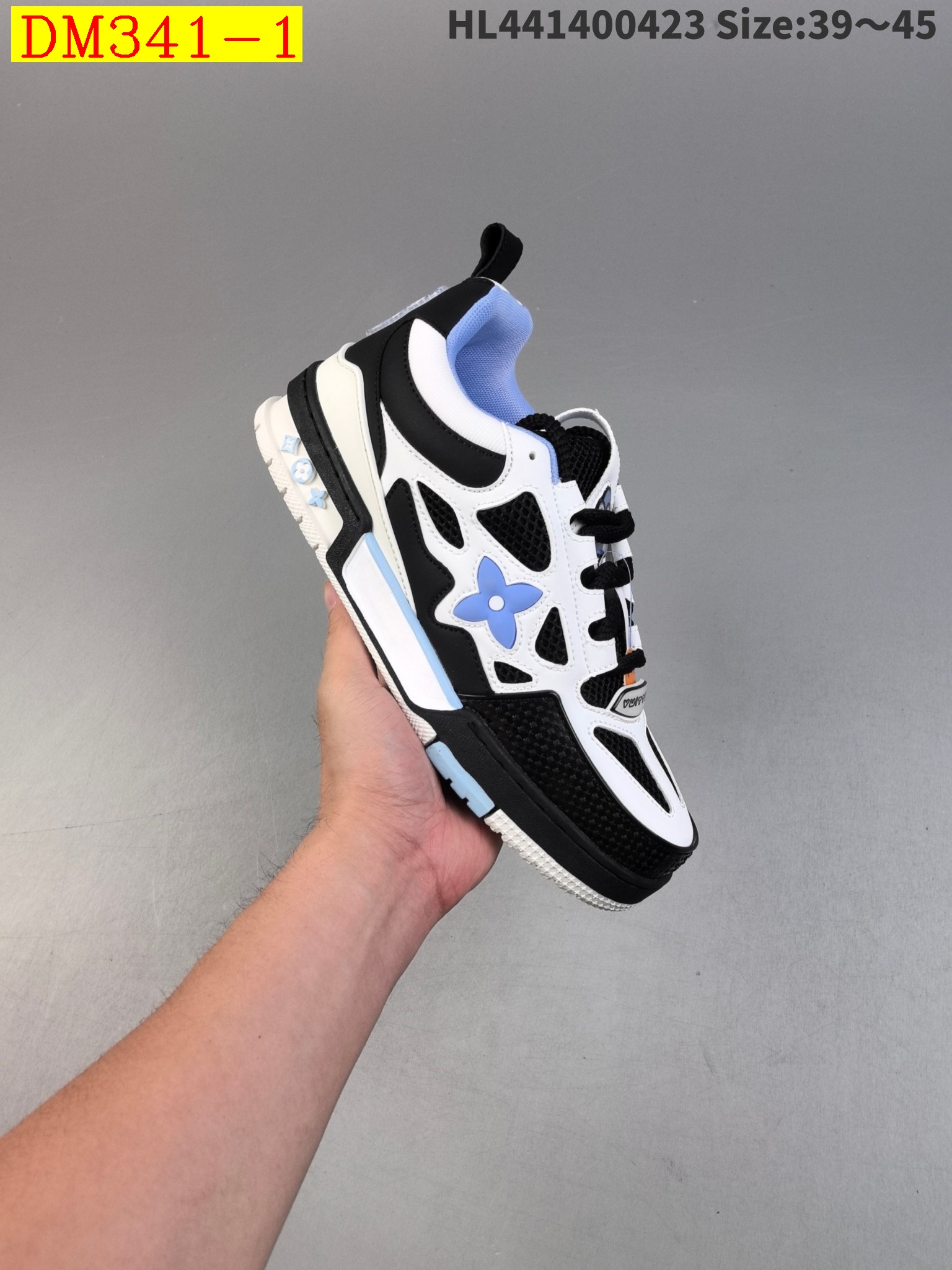 58$ dh Louis Vuitton Trainer Sneaker Low size 39-45 43102045083 DM341 gallery