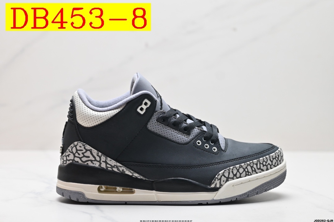 58$ dh Top Quality Air Jordan 3 Retro Half size 36-46 43526045088 DB453 gallery