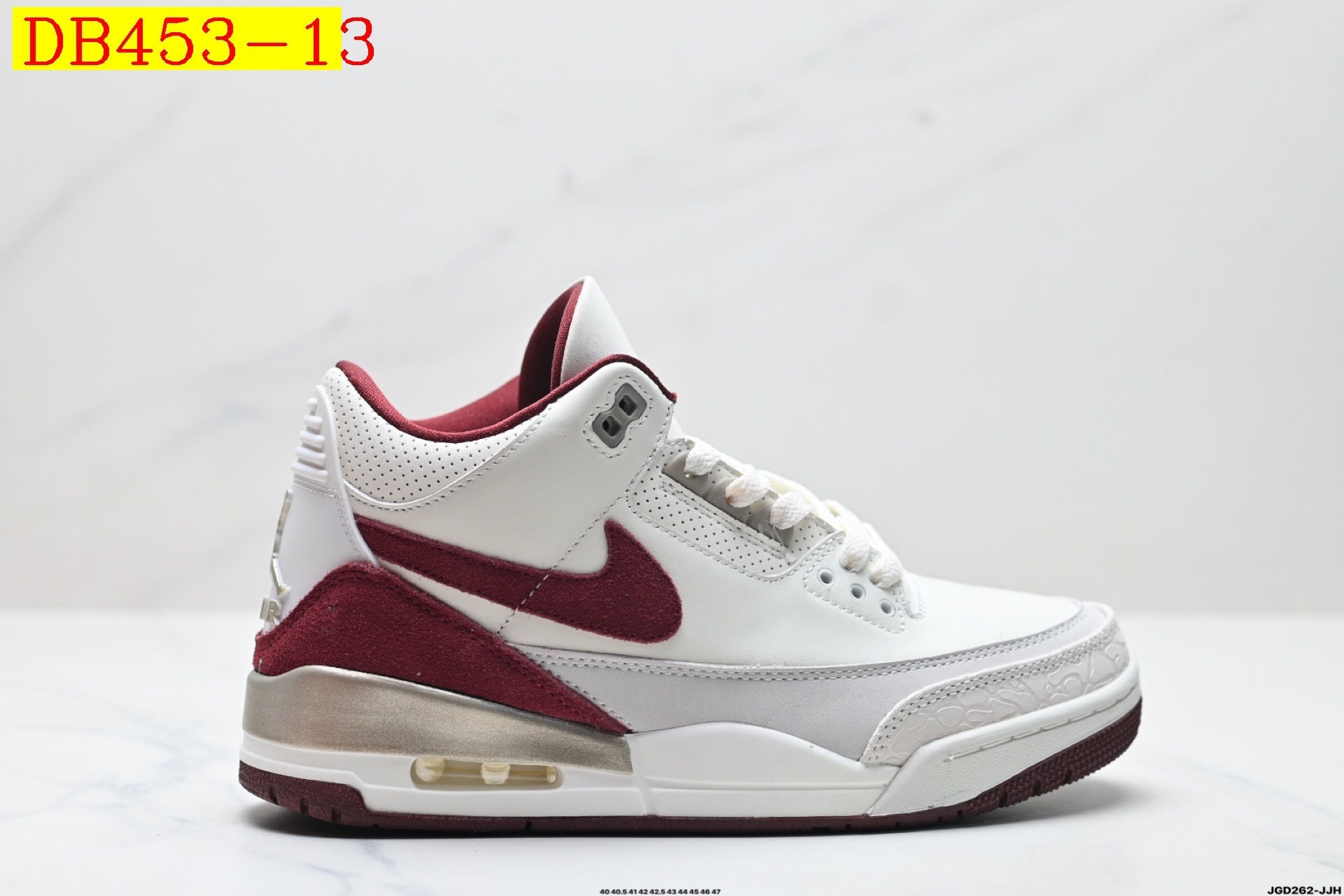 58$ dh Top Quality Air Jordan 3 Retro Half size 36-46 43526045088 DB453 gallery