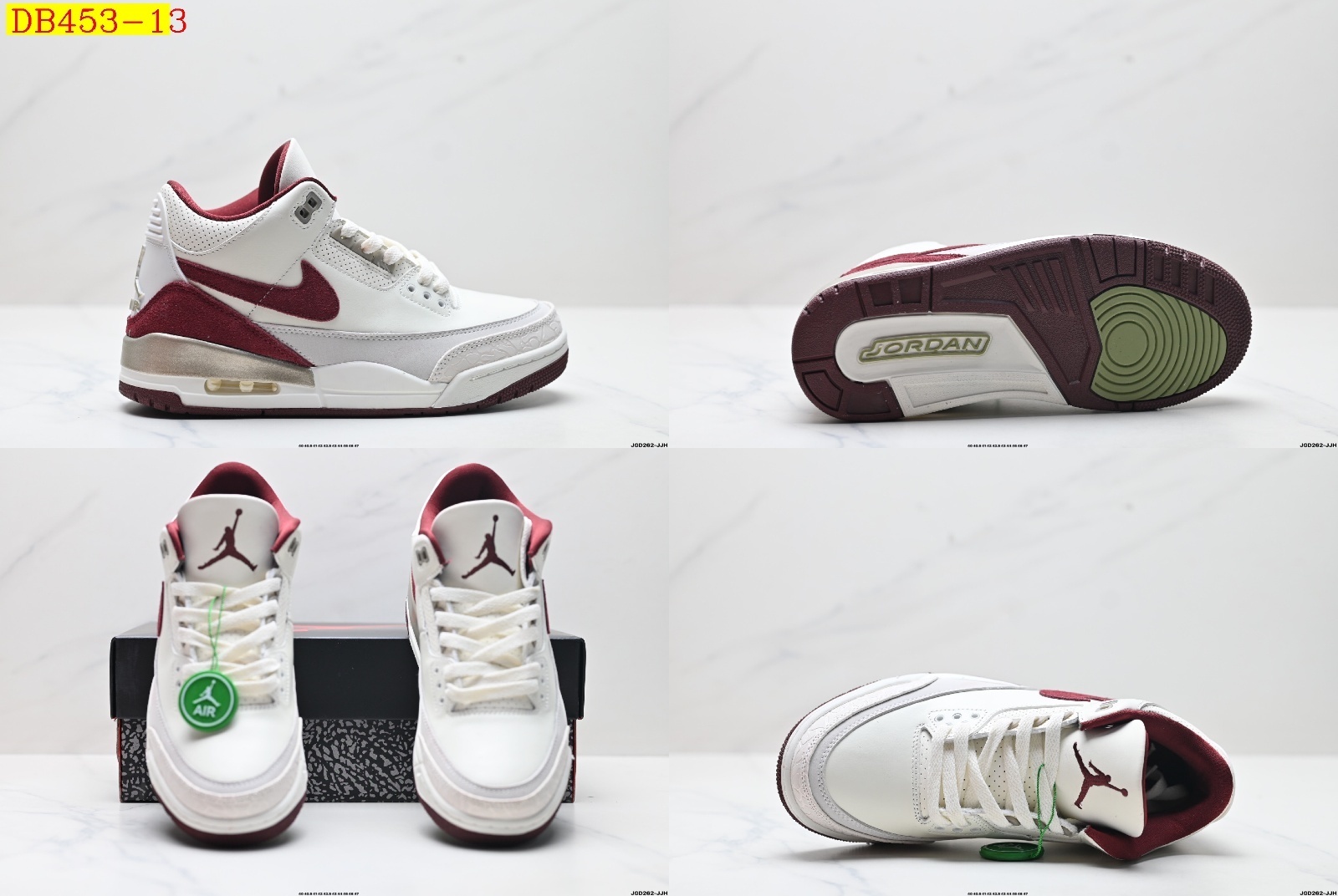 58$ dh Top Quality Air Jordan 3 Retro Half size 36-46 43526045088 DB453 gallery