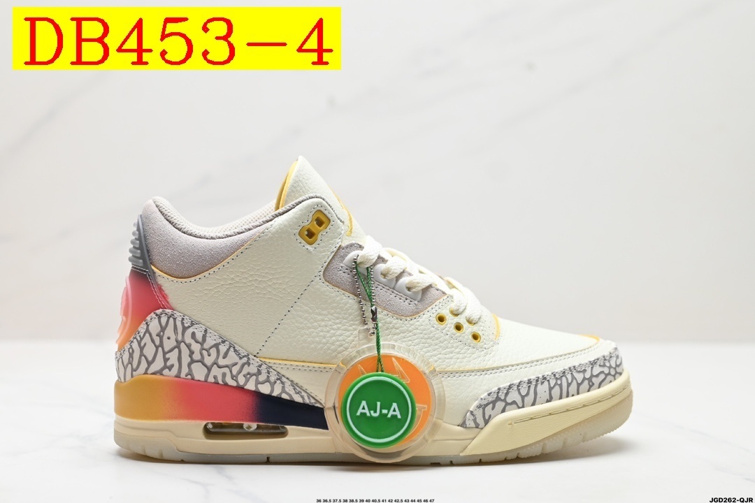 58$ dh Top Quality Air Jordan 3 Retro Half size 36-46 43526045088 DB453 gallery