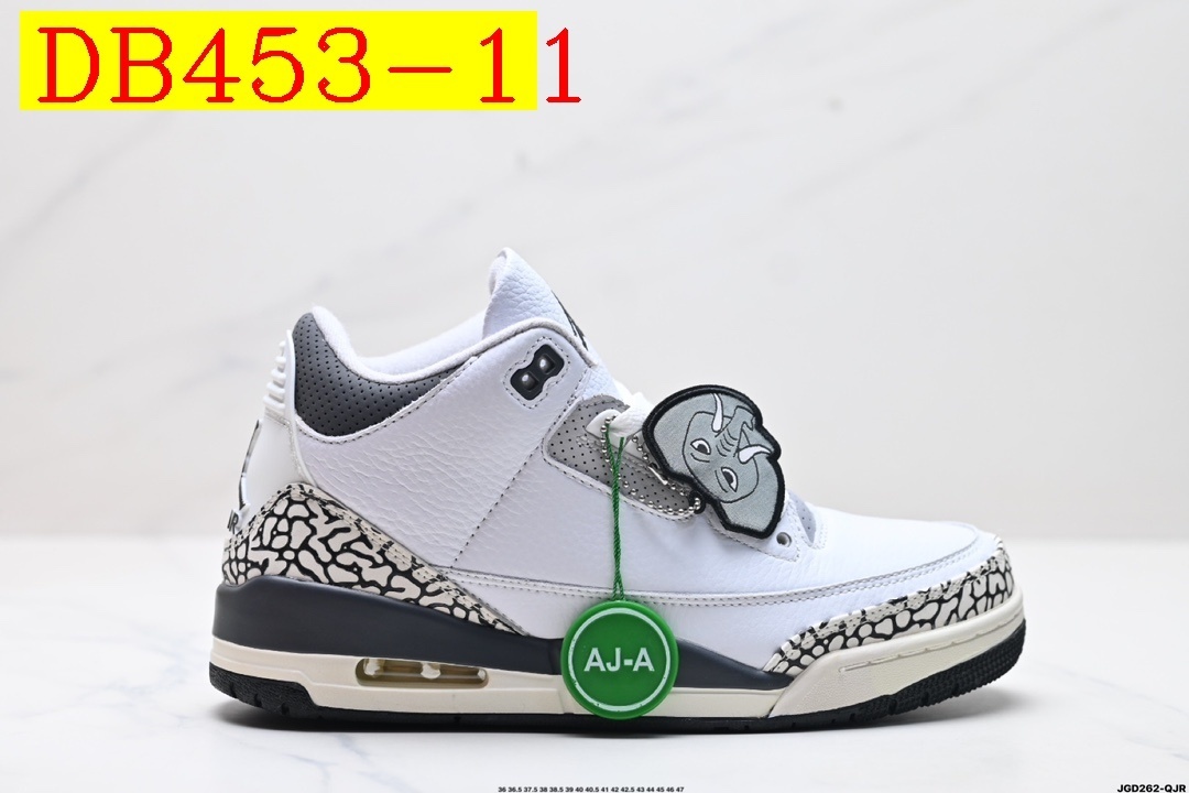 58$ dh Top Quality Air Jordan 3 Retro Half size 36-46 43526045088 DB453 gallery