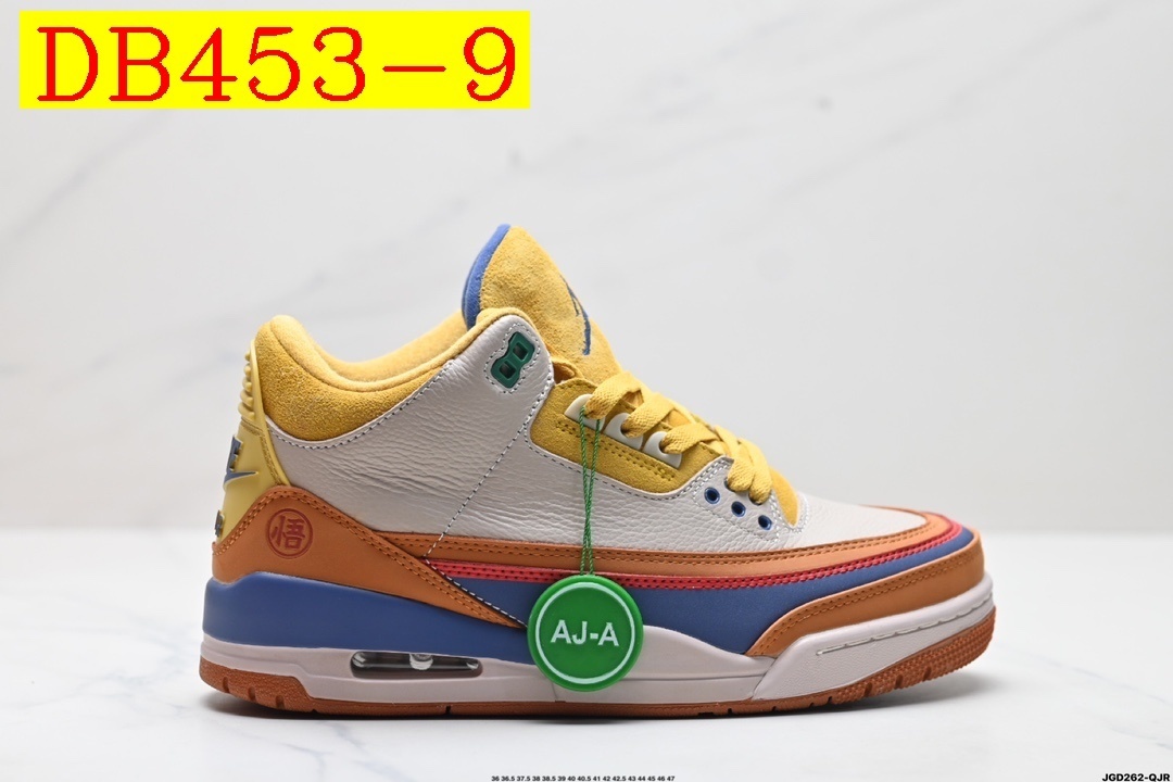 58$ dh Top Quality Air Jordan 3 Retro Half size 36-46 43526045088 DB453 gallery