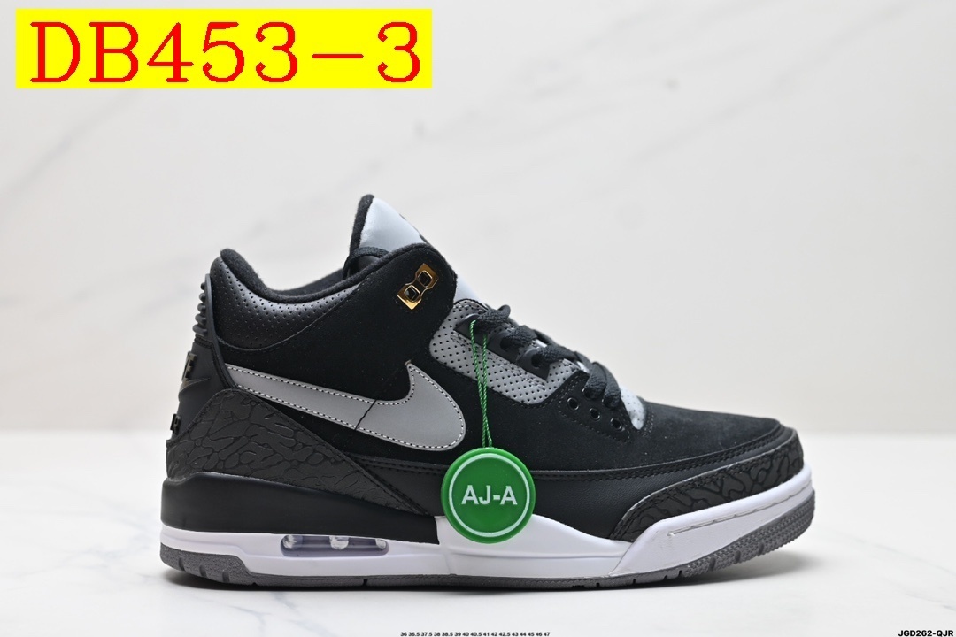 58$ dh Top Quality Air Jordan 3 Retro Half size 36-46 43526045088 DB453 gallery